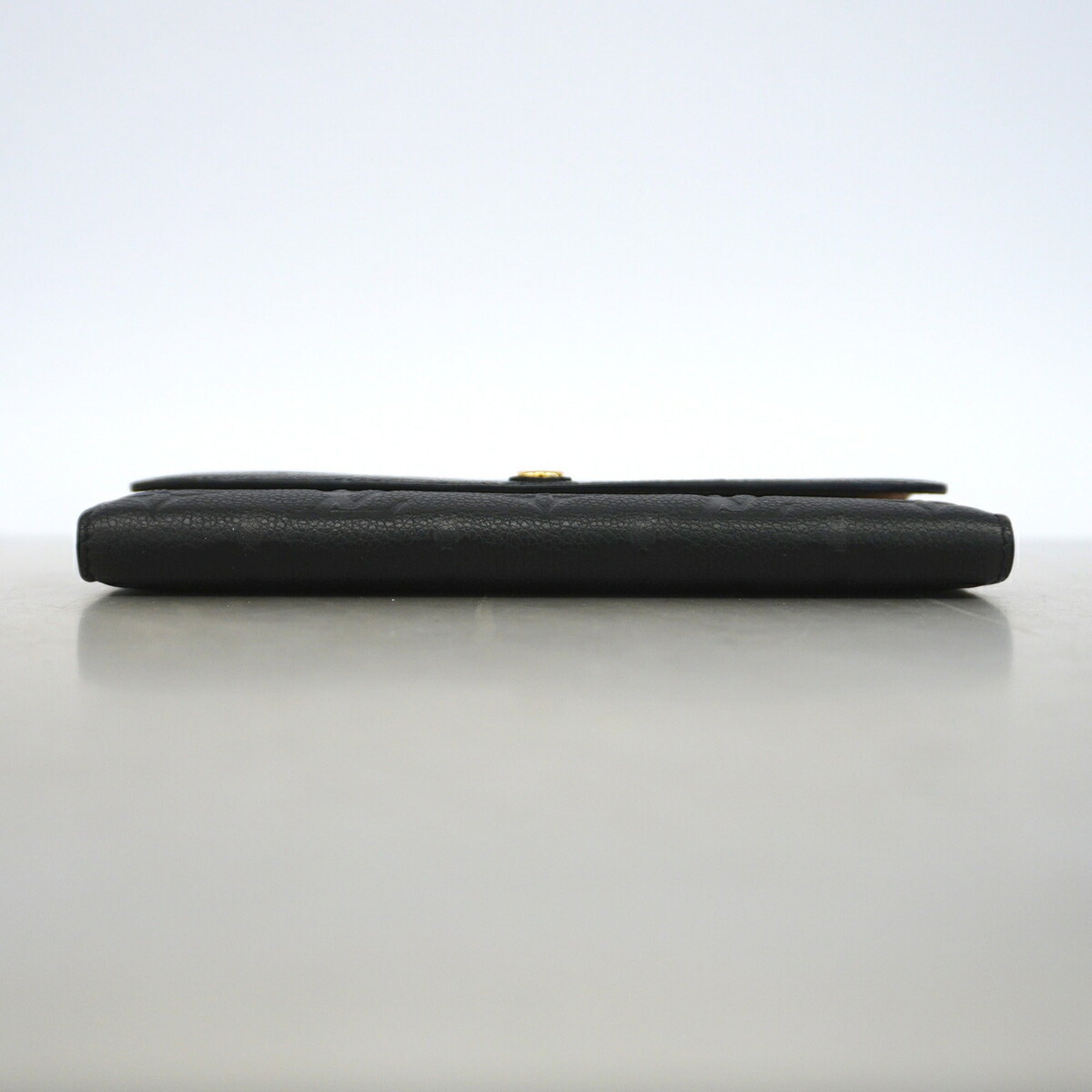 Louis Vuitton Noir Long Wallet (Bi-Fold) (Pre-Owned)