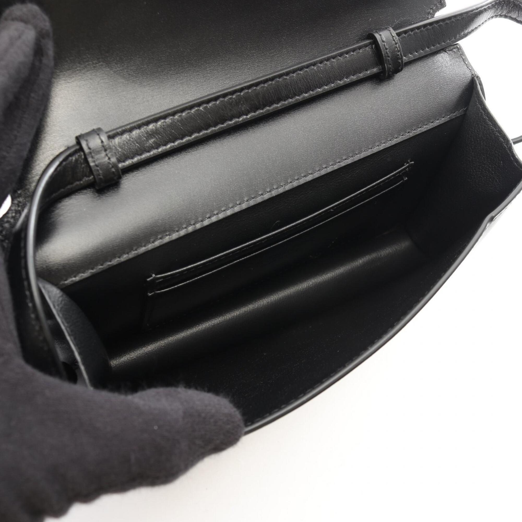 Yves Saint Laurent Black Leather Shoulder Bag (Pre-Owned)