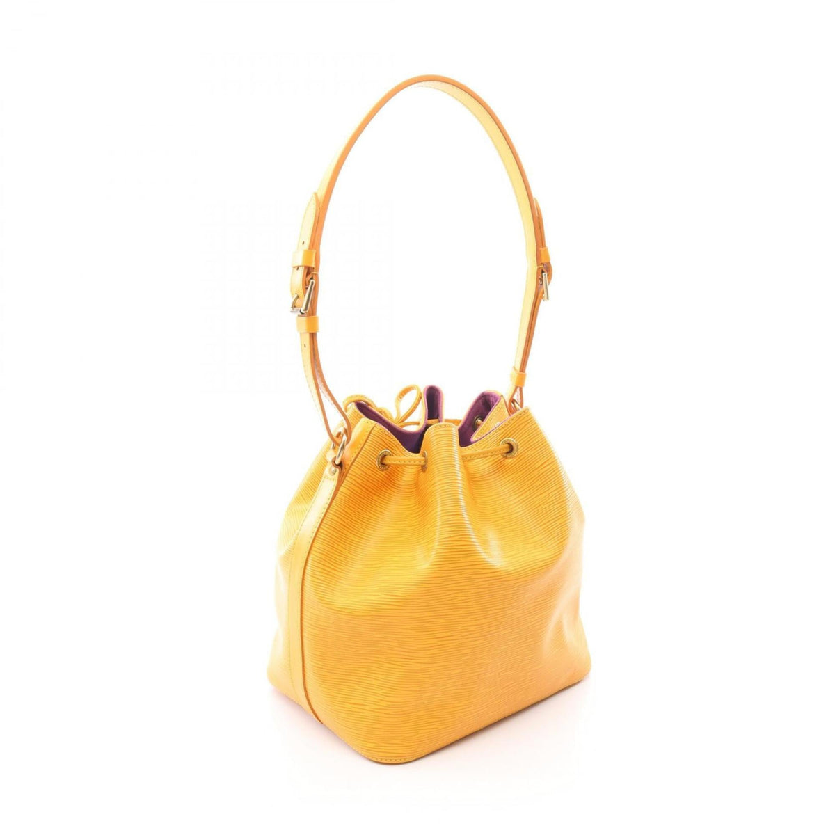 Louis Vuitton Yellow Leather Handbag Shoulder Bag (Pre-Owned)