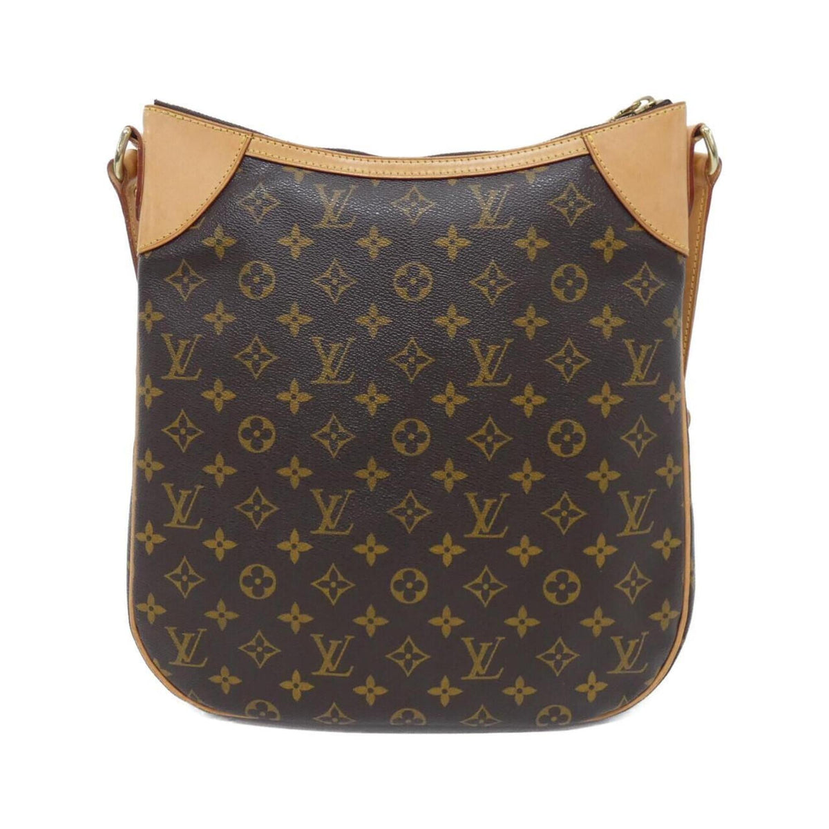 Louis Vuitton Marron Coated Canvas Shoulder Bag (Pre-Owned)