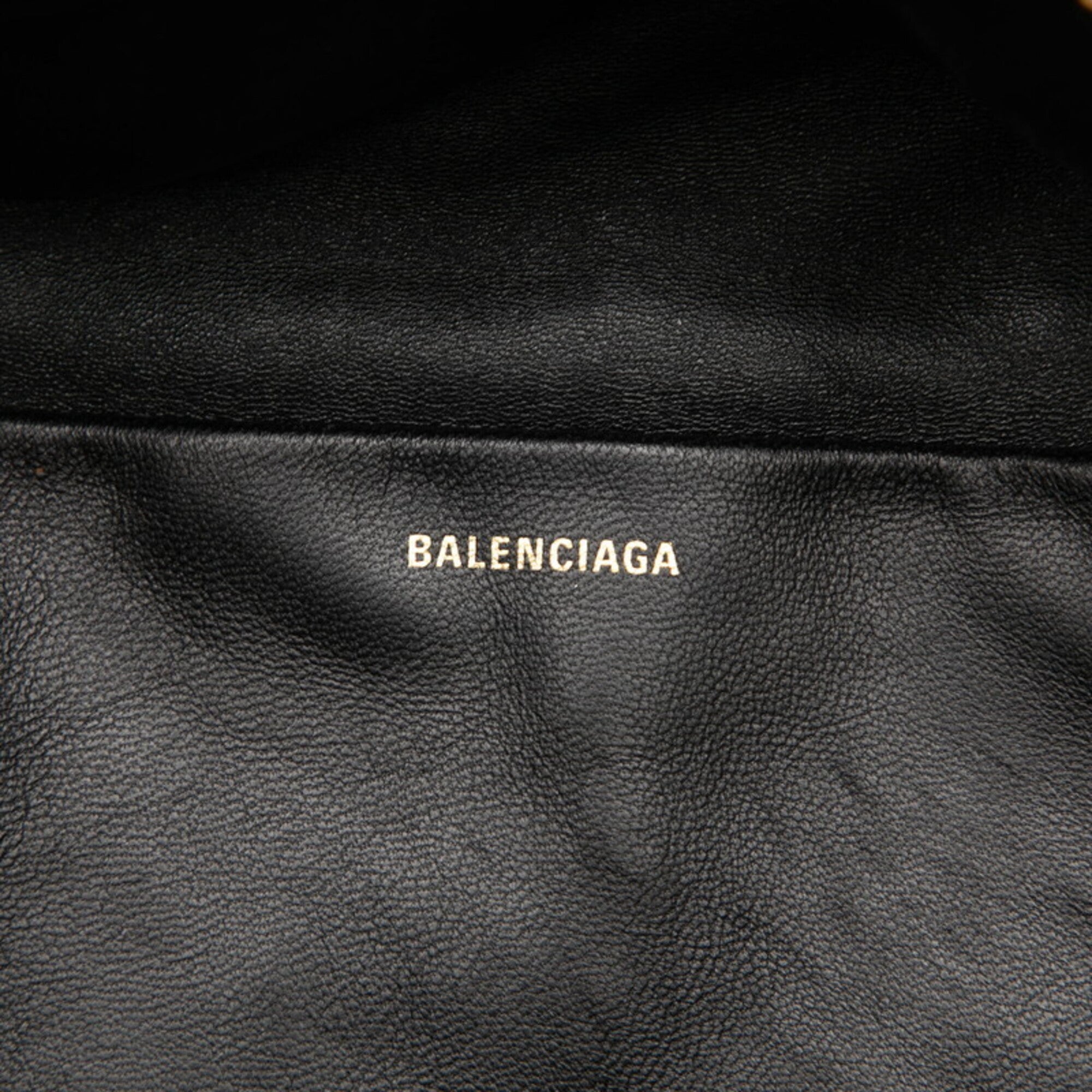 Balenciaga Multi-Color Wool Leather Fanny Pack Shoulder Bag Sling Bag (Pre-Owned)