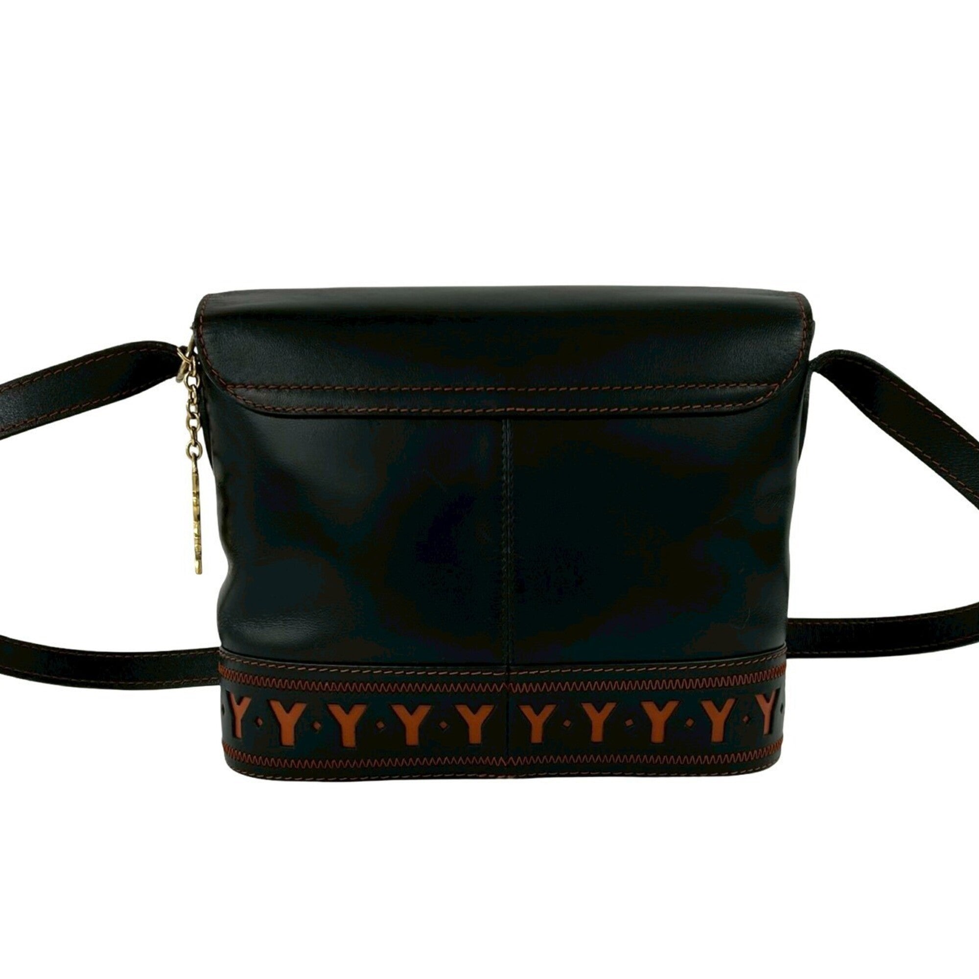 Yves Saint Laurent Black Leather Shoulder Bag (Pre-Owned)