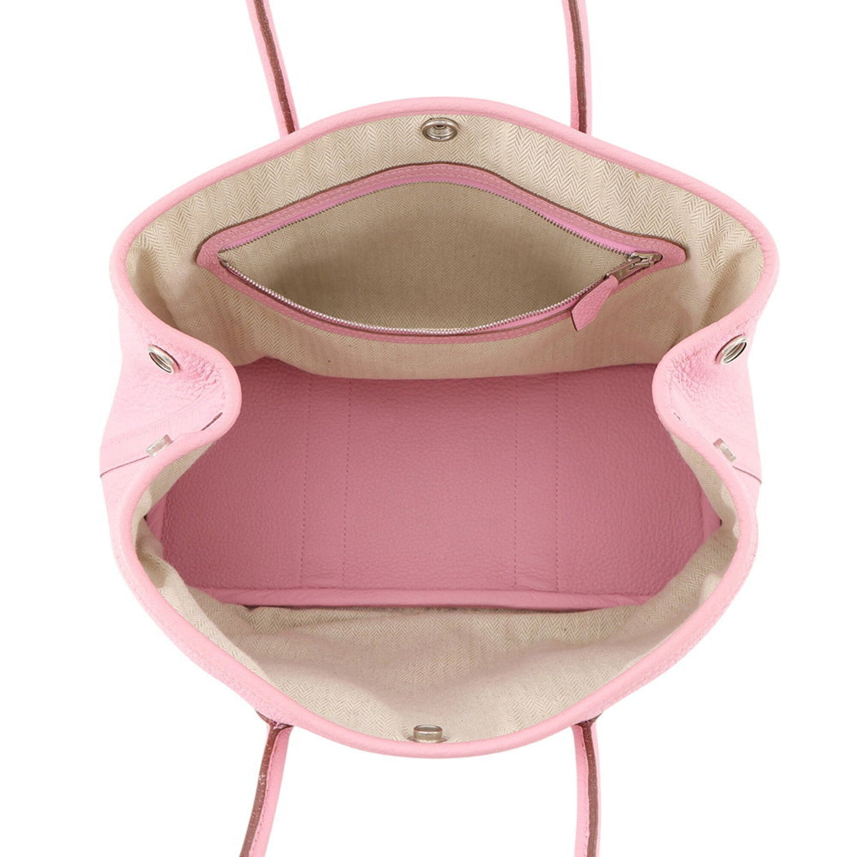 Hermes Pink Negonda Leather Handbag Tote Bag (Pre-Owned)