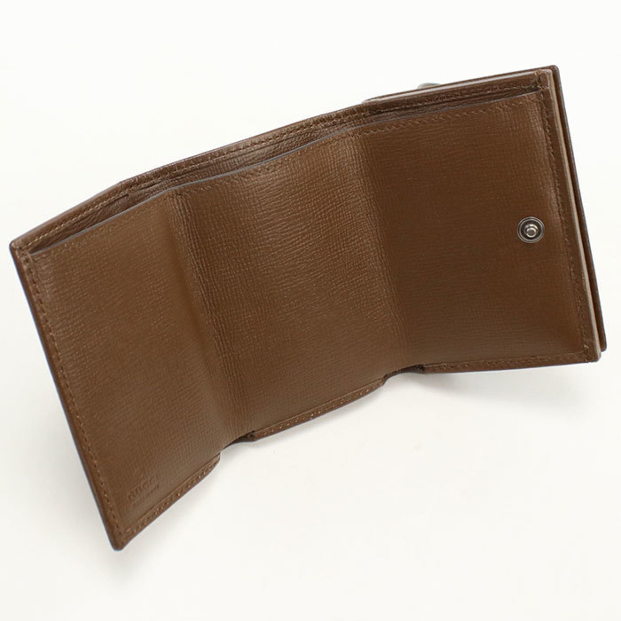 Gucci Beige Gg Canvas Wallet (Tri-Fold) (Pre-Owned)