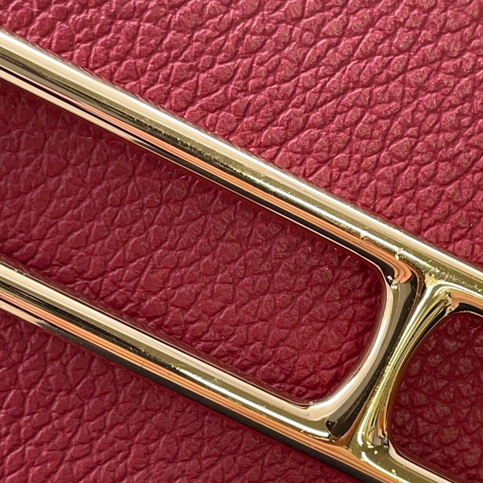 Hermes Rouge H Coin Purse/Coin Case (Pre-Owned)