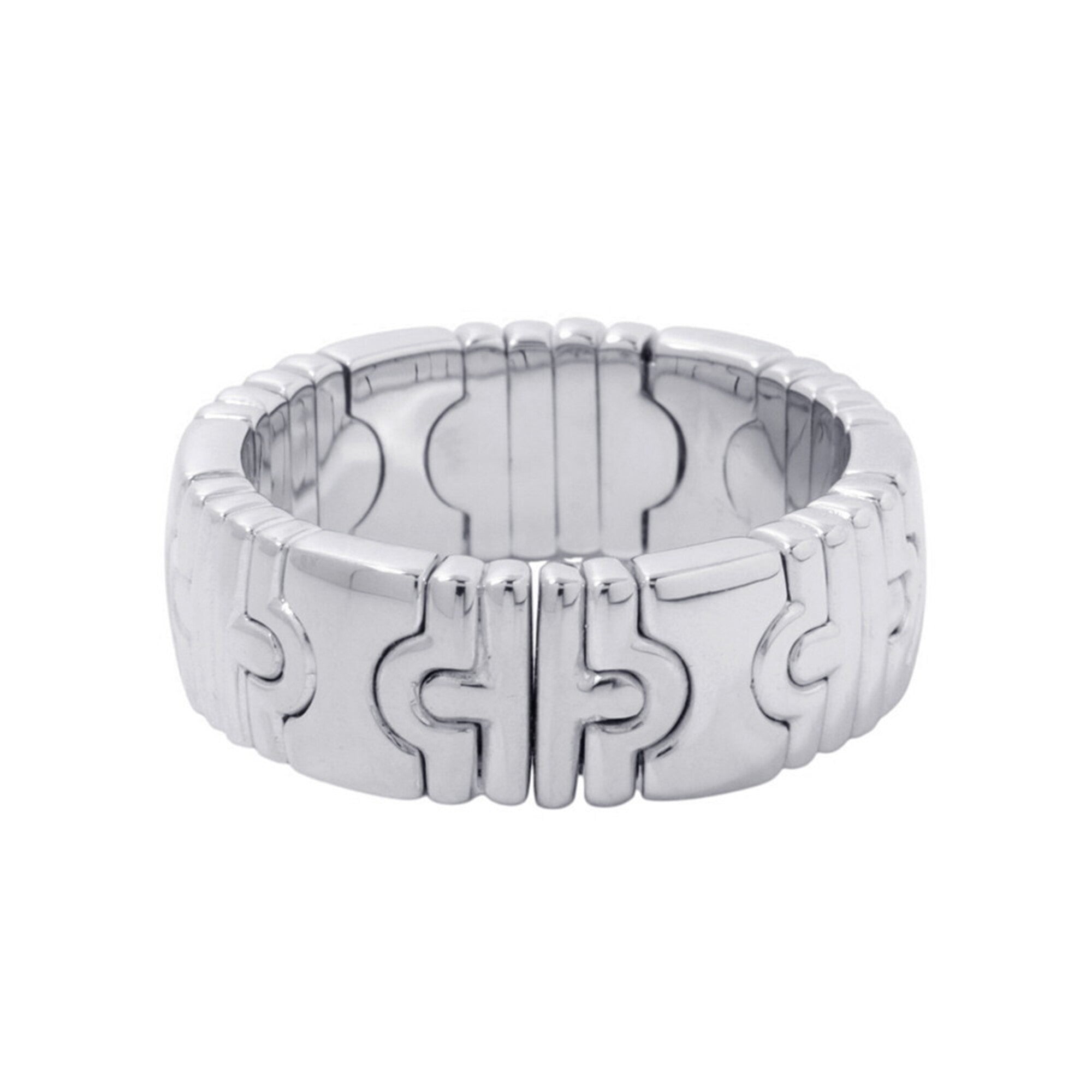 Bvlgari White Gold (18K) Band Ring (Pre-Owned)