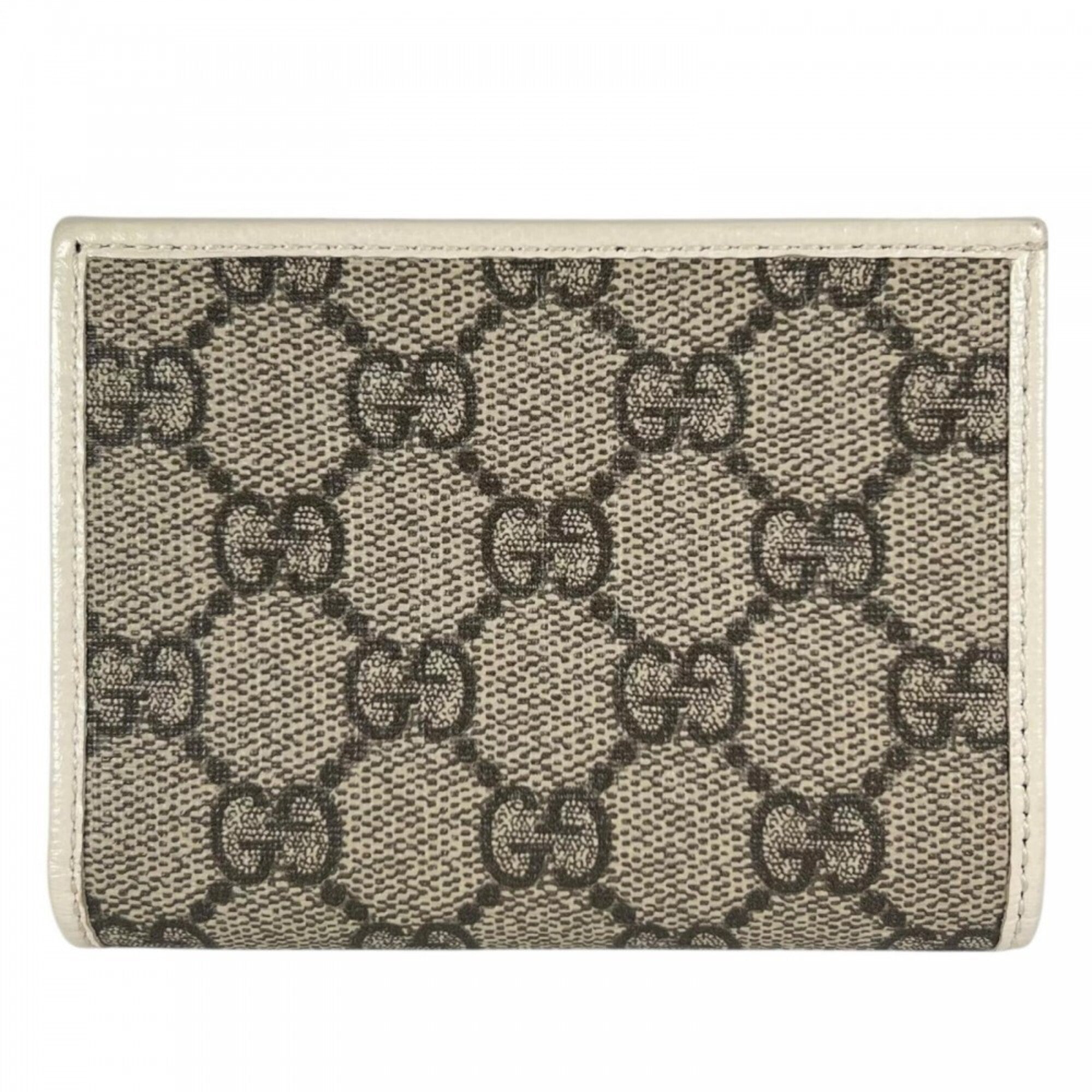 Gucci Brown Gg Canvas Wallet (Bi-Fold) (Pre-Owned)