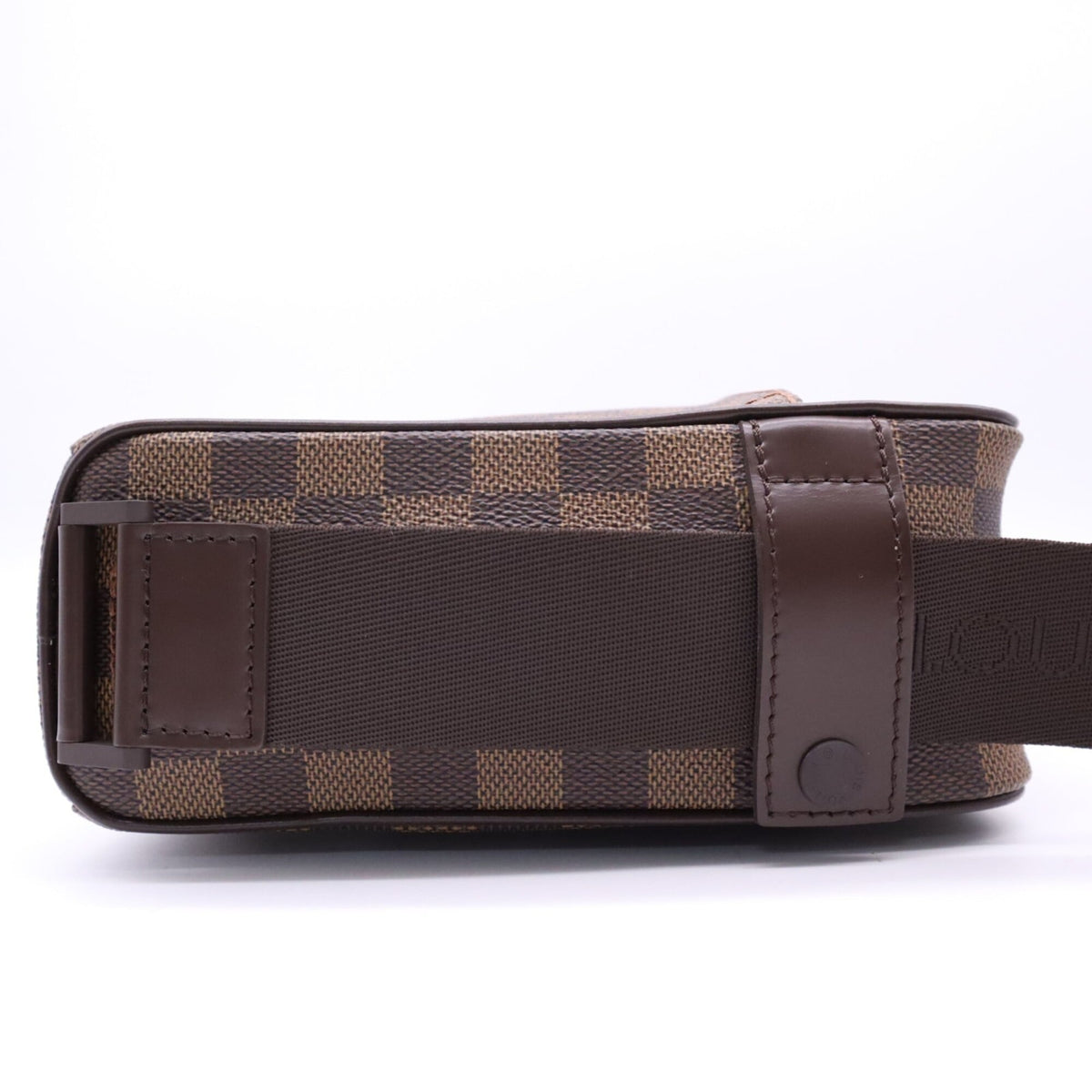 Louis Vuitton Damier Beige Brown Coated Canvas Leather Shoulder Bag (Pre-Owned)