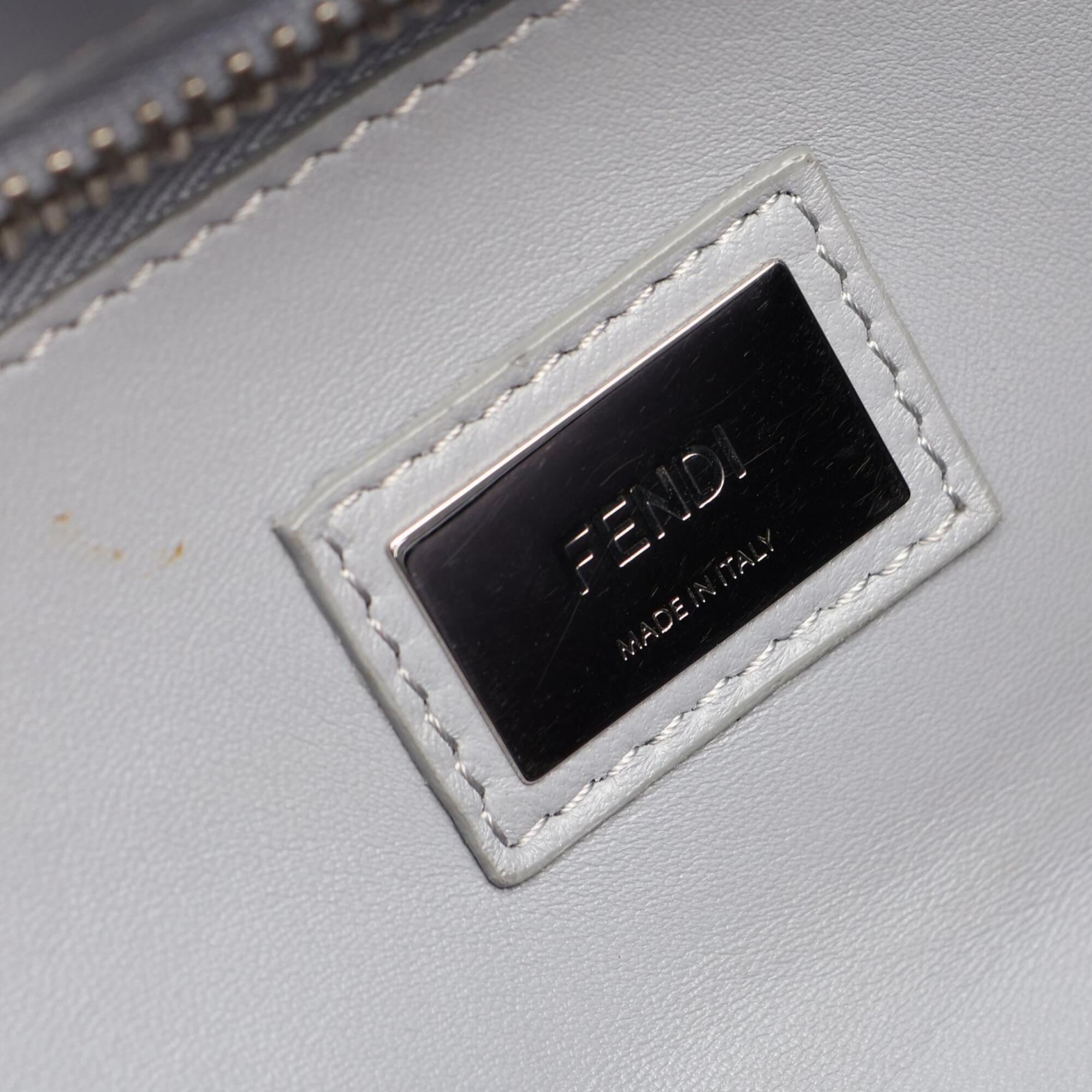 Fendi Navy Leather Handbag (Pre-Owned)