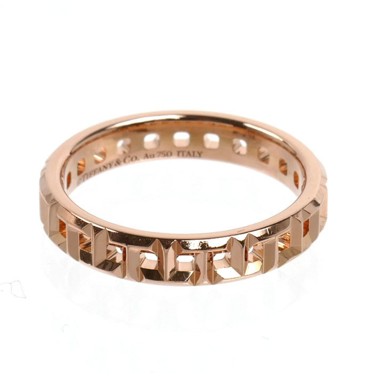 Tiffany Pink Gold (18K) Band Ring (Pre-Owned)