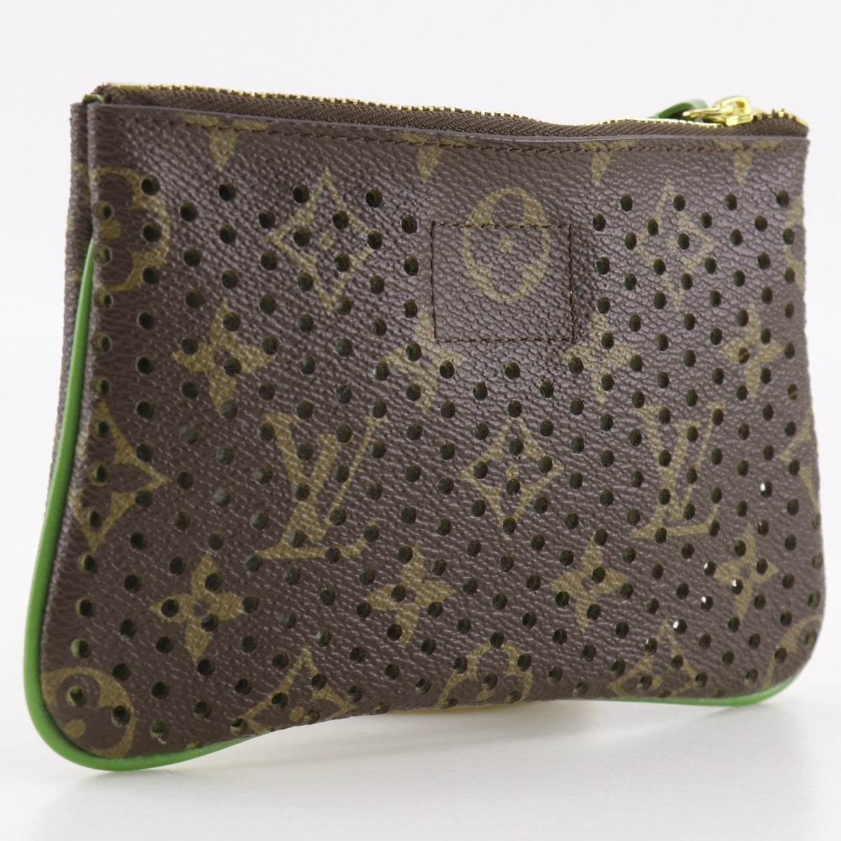 Louis Vuitton Brown Monogram Vert Monogram Pochette Pouch (Pre-Owned)
