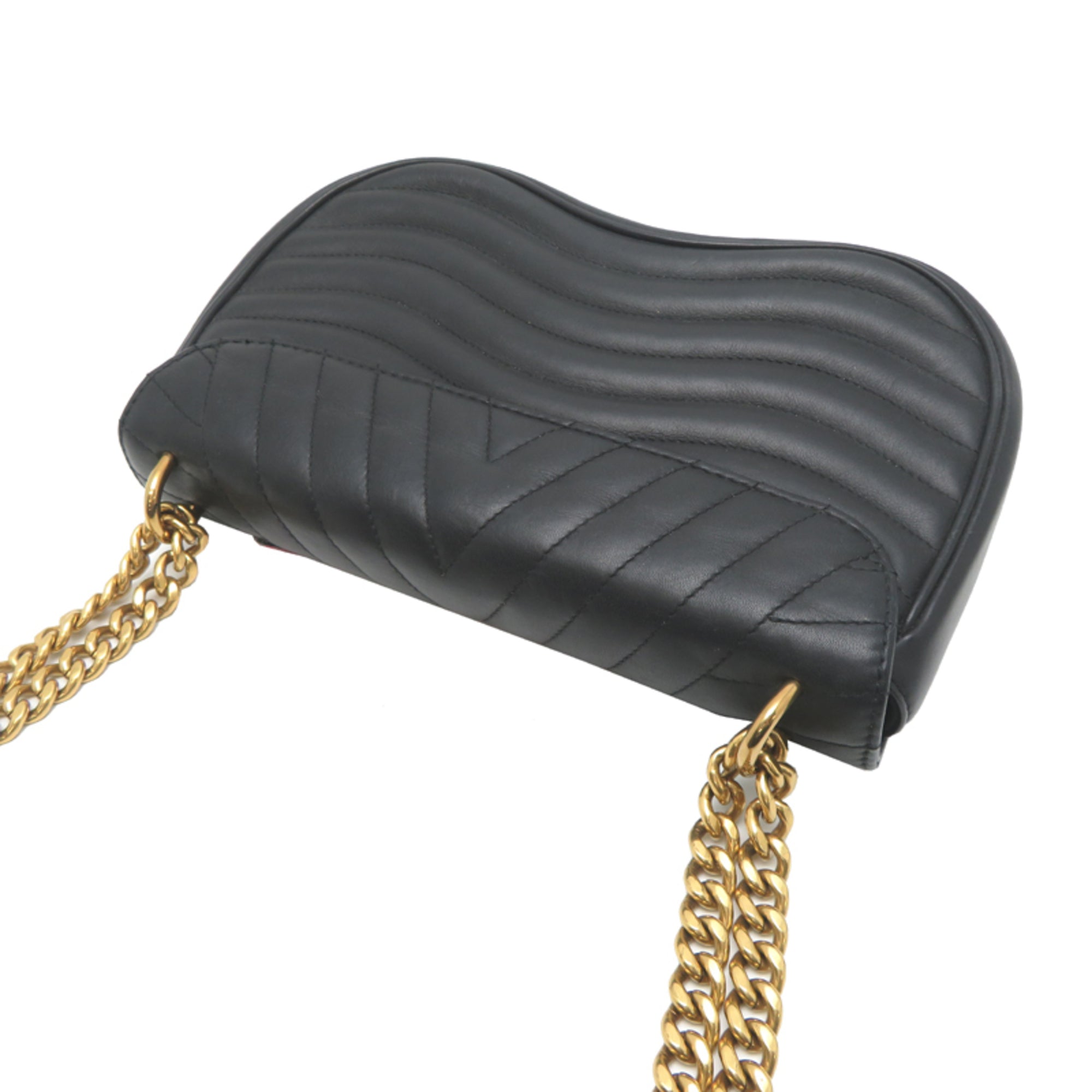 Louis Vuitton Black Leather Handbag (Pre-Owned)