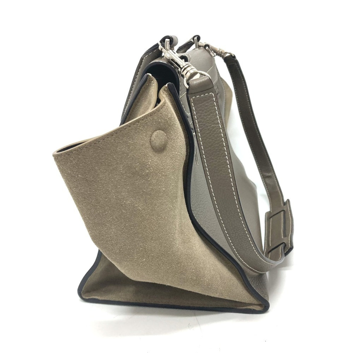 Celine Trapeze Brown Leather Handbag (Pre-Owned)