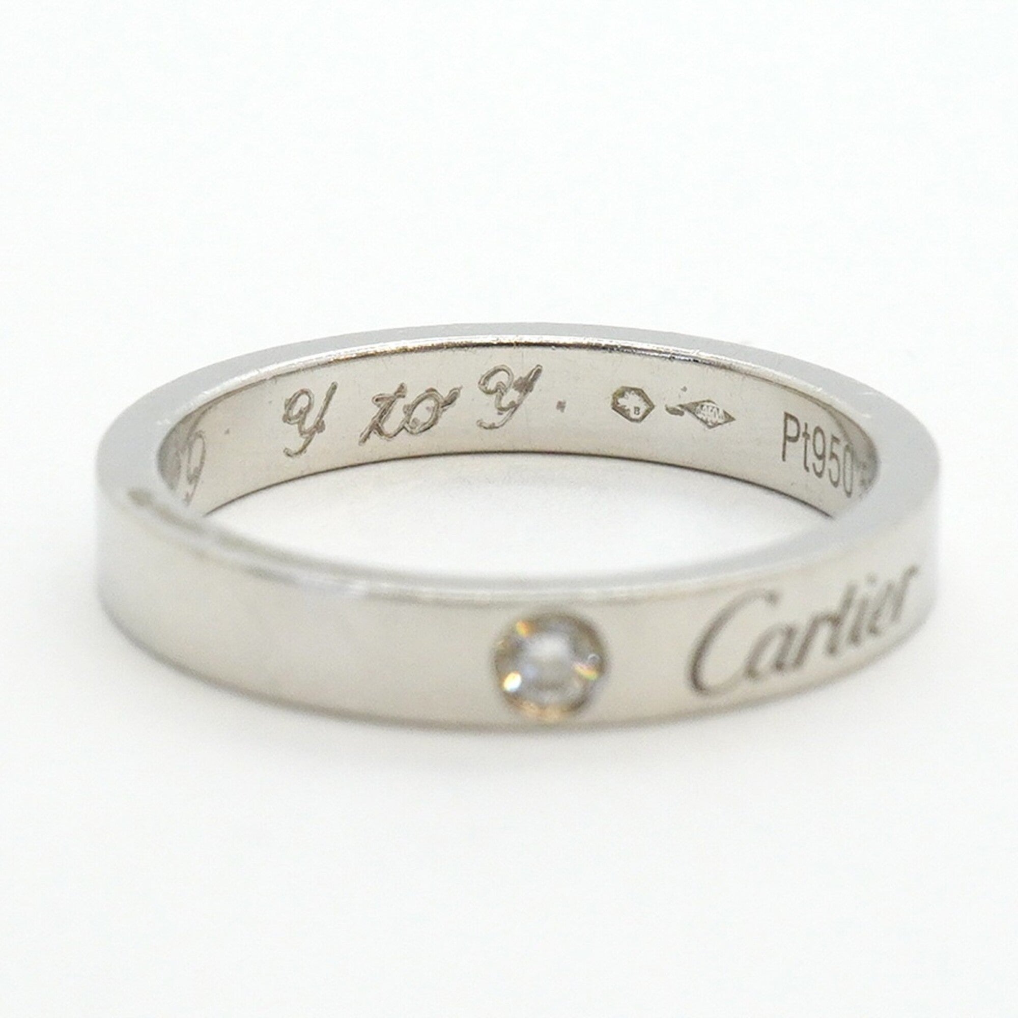 Cartier Platinum 950 Band Ring (Pre-Owned)