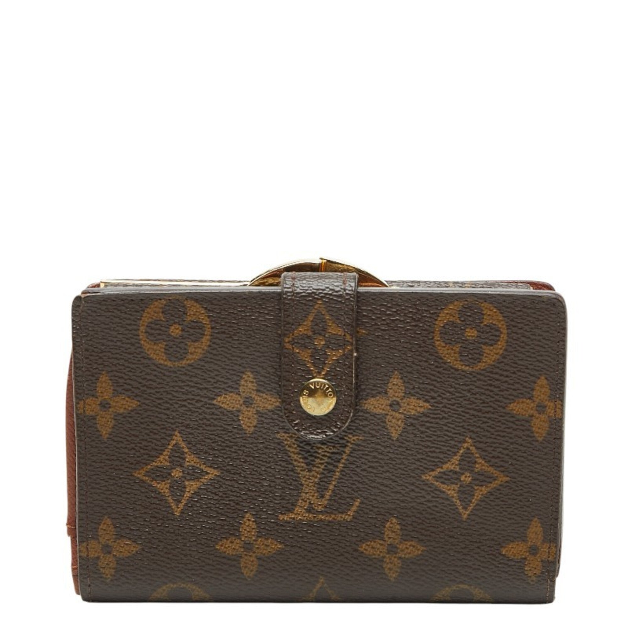 Louis Vuitton Brown Pvc Leather Wallet (Bi-Fold) (Pre-Owned)