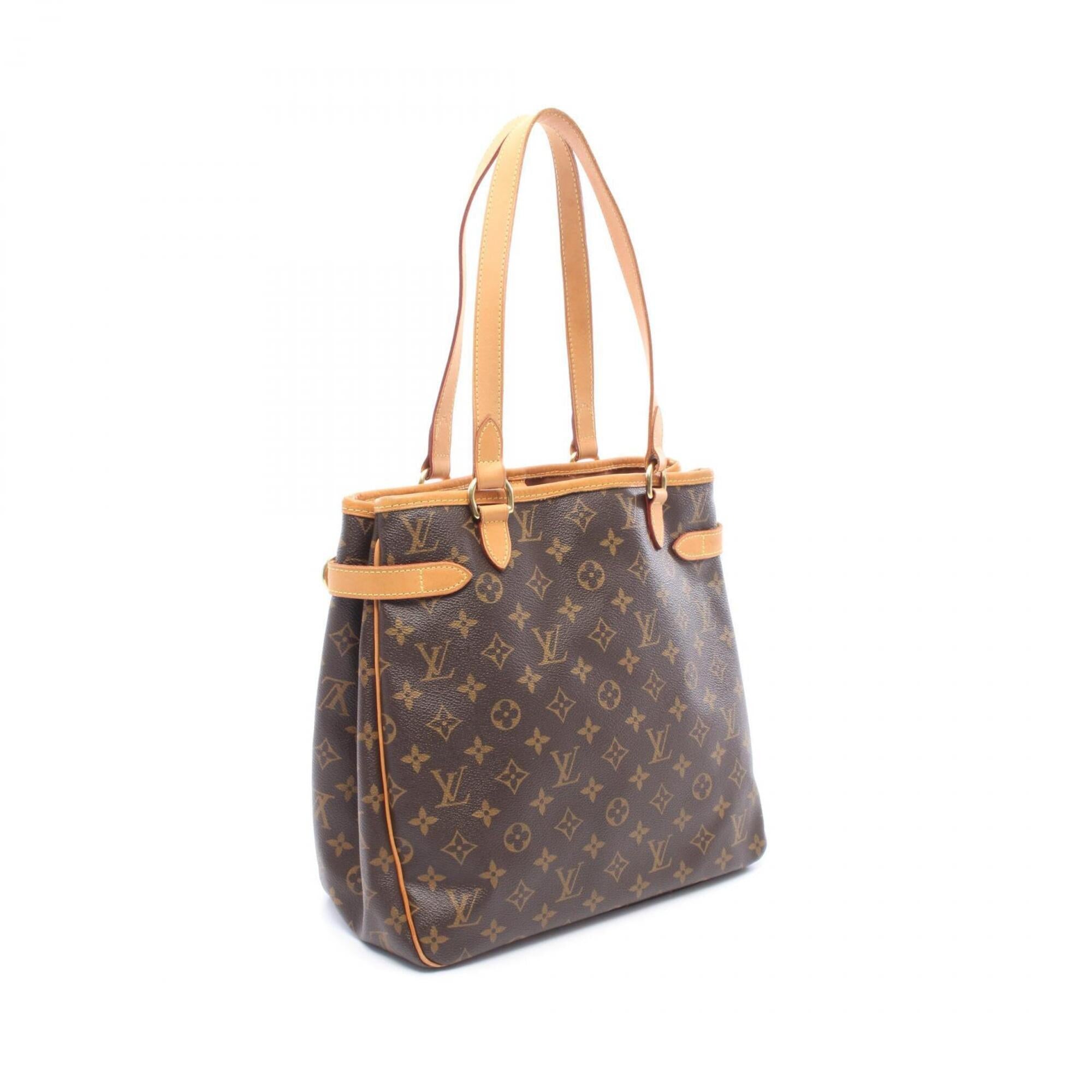 Louis Vuitton Brown Coated Canvas Pvc Monogram Leather Handbag Tote Bag (Pre-Owned)