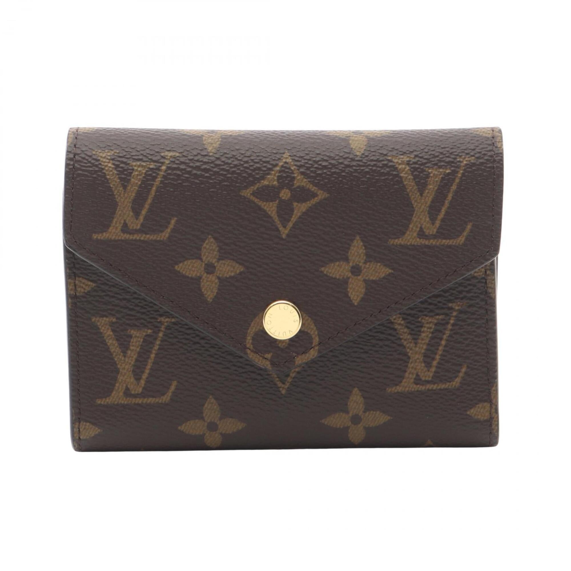 Louis Vuitton Brown Pvc Wallet (Tri-Fold) (Pre-Owned)