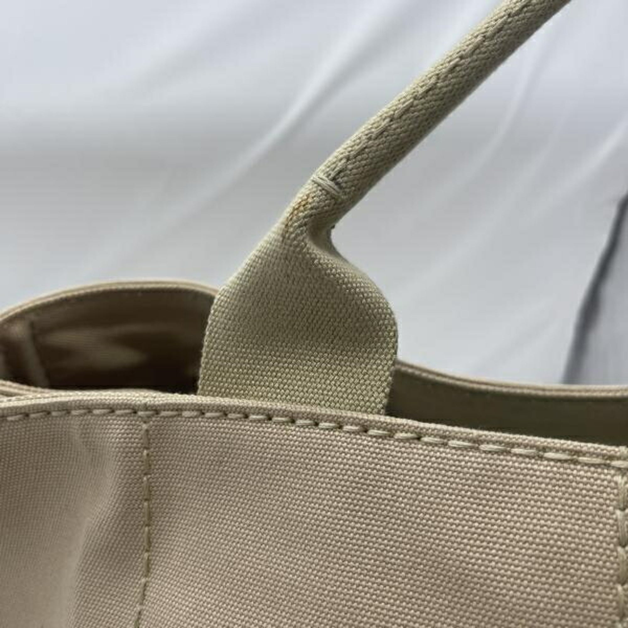 Prada Canapa Beige Tote Bag (Pre-Owned)