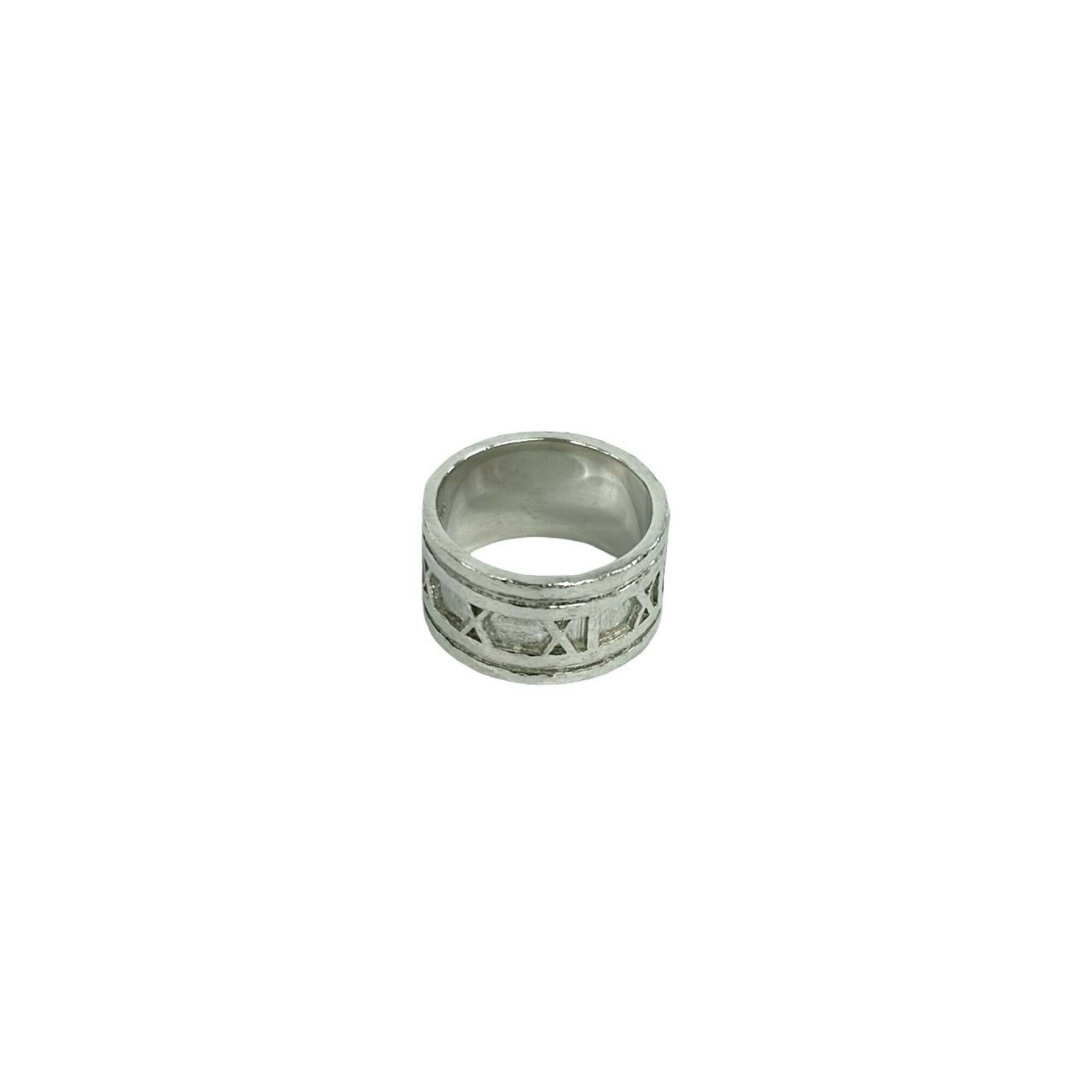 Tiffany Silver Silver 925 Band Ring (Pre-Owned)