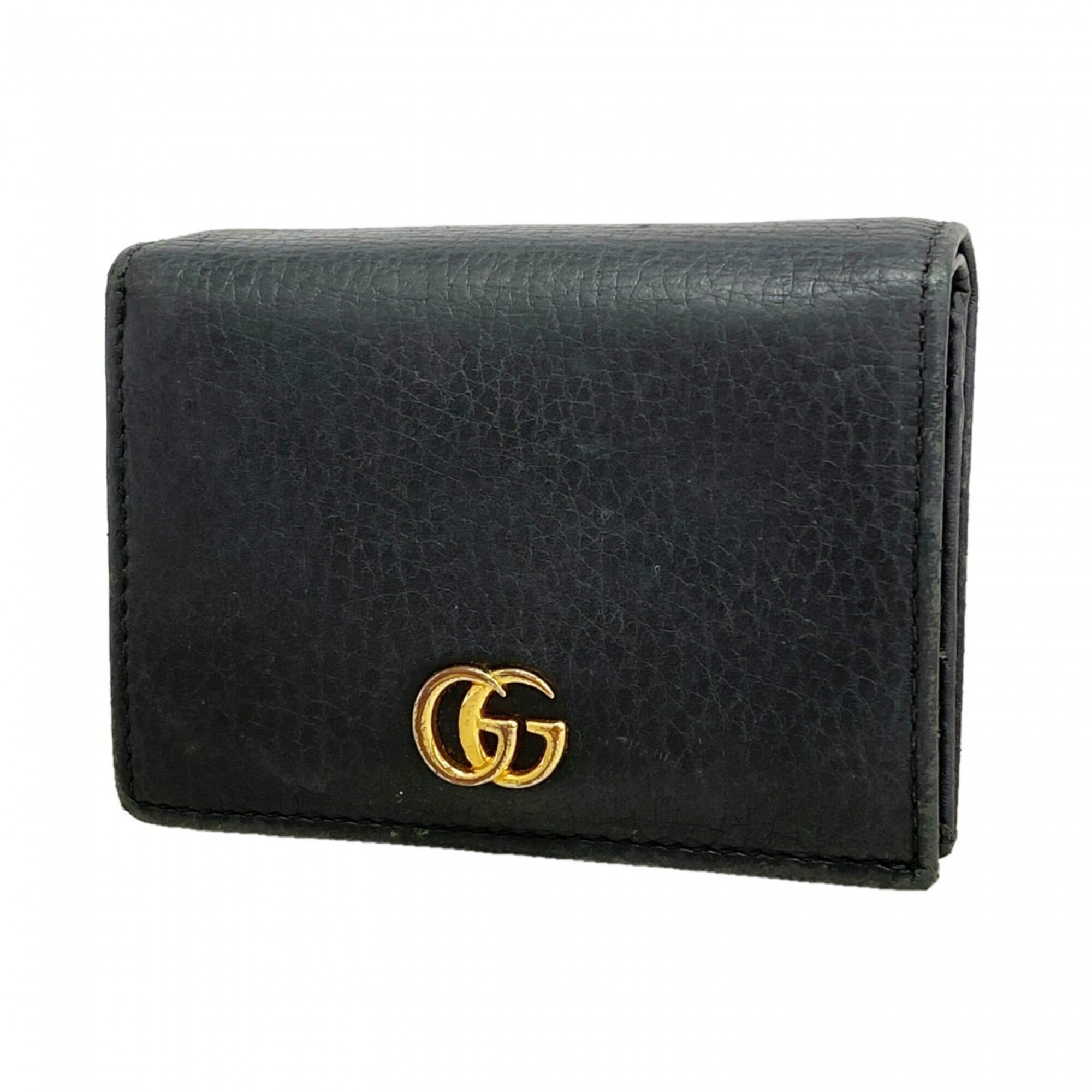 Gucci Black Leather Wallet (Bi-Fold) (Pre-Owned)