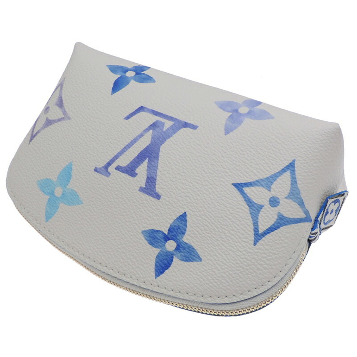 Louis Vuitton Blue White Pouch (Pre-Owned)