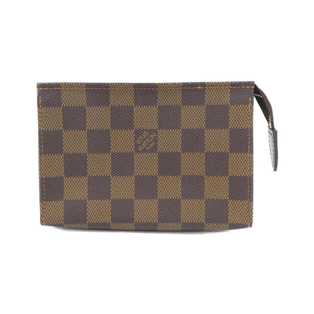 Louis Vuitton Brown Coated Canvas Handbag Pouch (Pre-Owned)