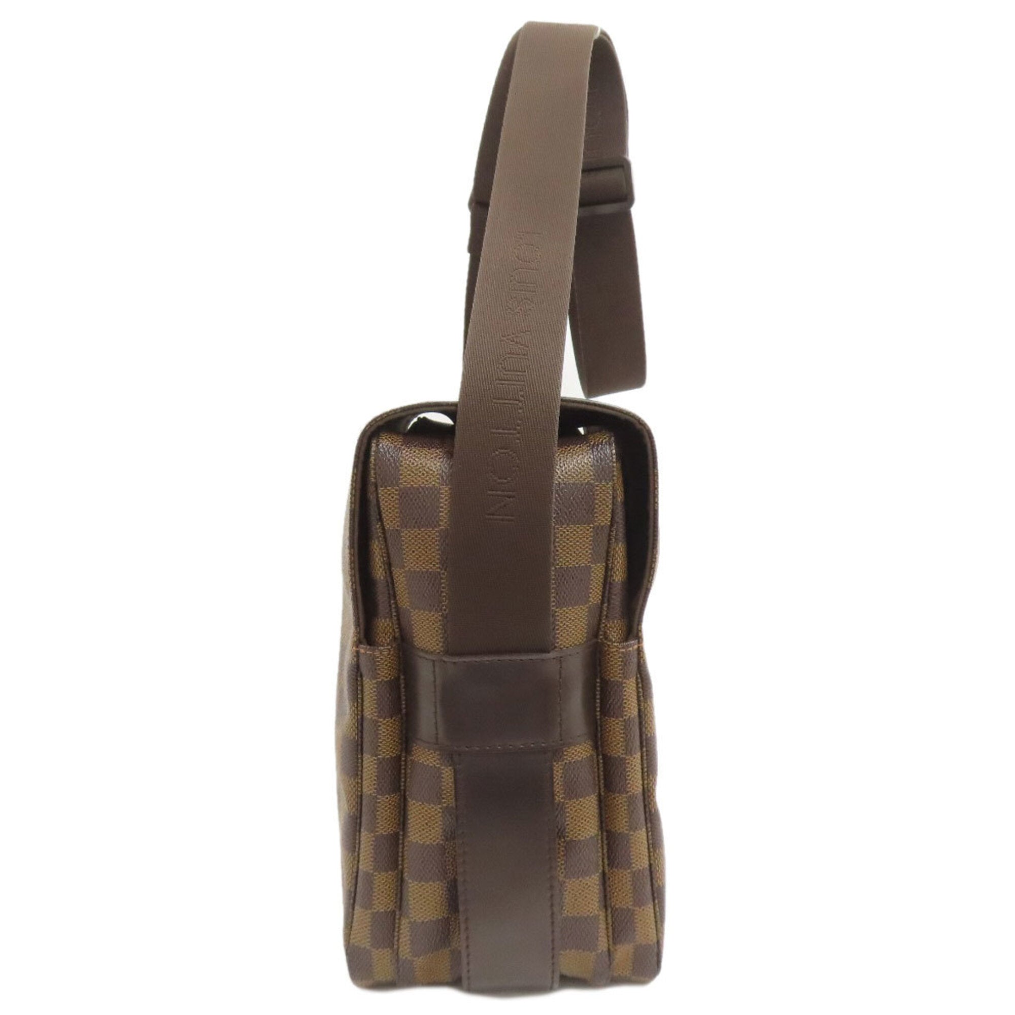 Louis Vuitton Damier Damier Canvas Ebene Damier Canvas Shoulder Bag (Pre-Owned)