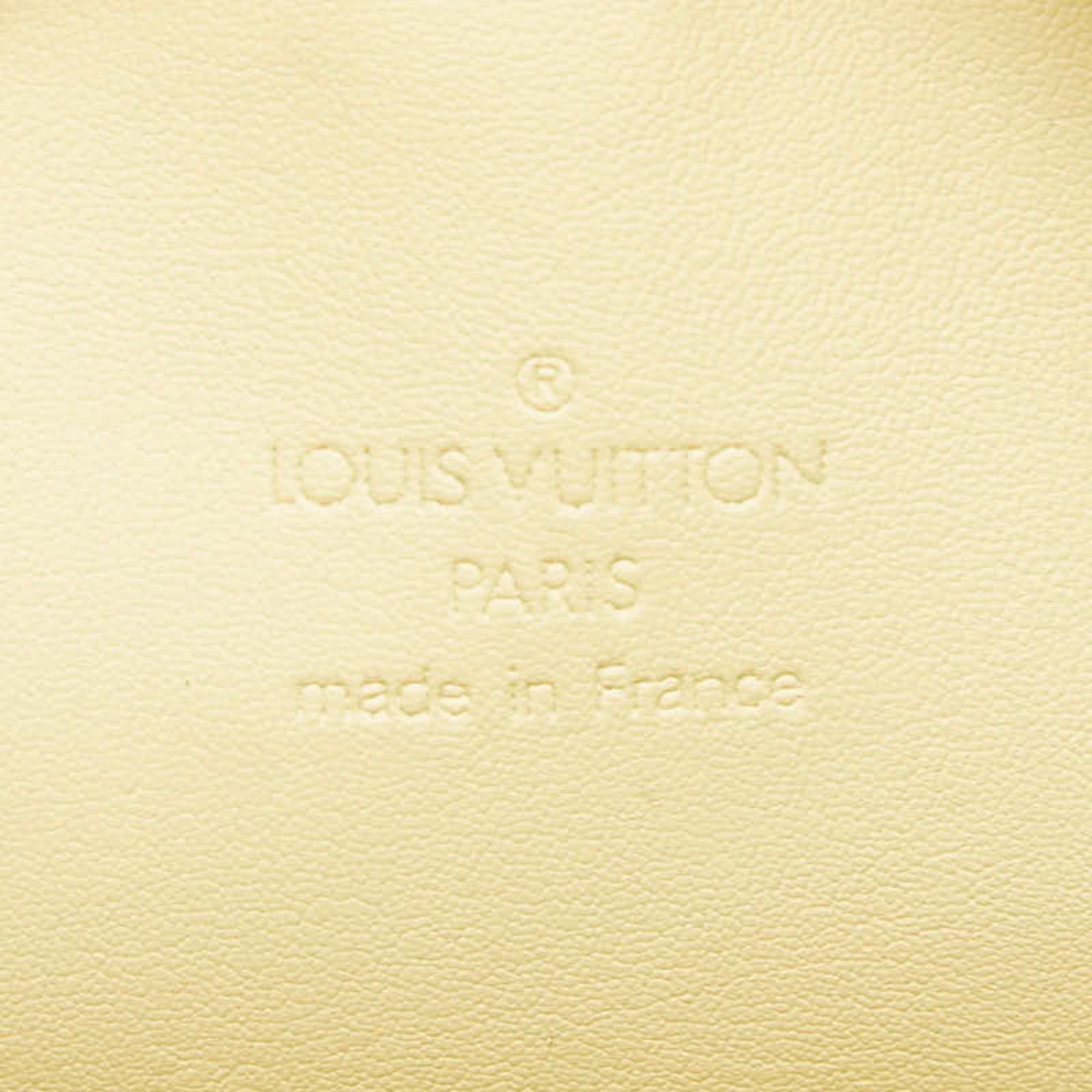 Louis Vuitton Yellow Patent Leather Shoulder Bag (Pre-Owned)