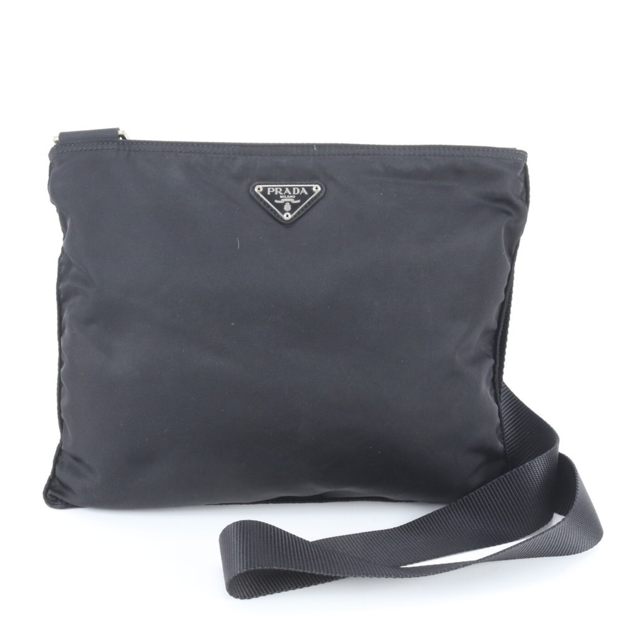 Prada Black Nylon Shoulder Bag (Pre-Owned)