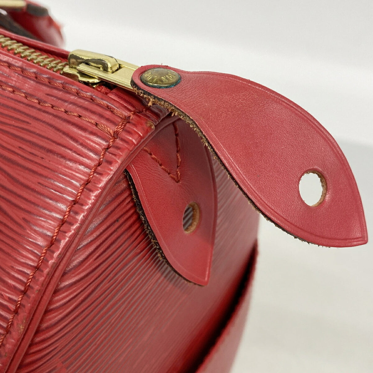 Louis Vuitton Castilian Red Handbag (Pre-Owned)