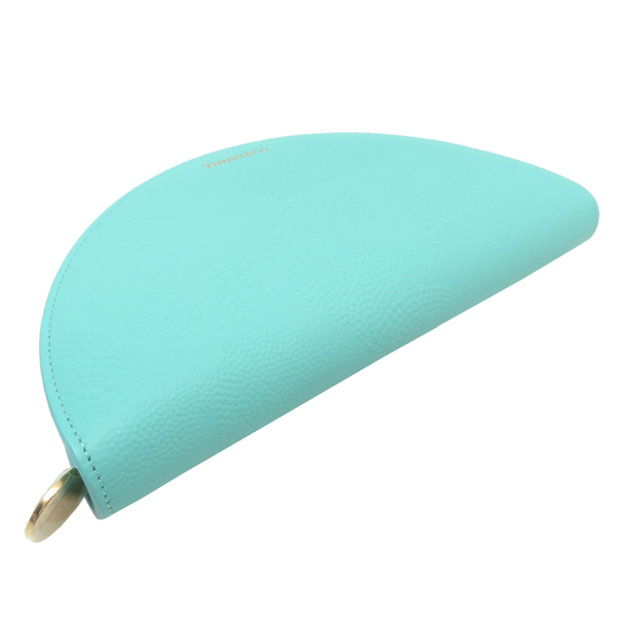 Tiffany Blue Leather Long Wallet (Bi-Fold) (Pre-Owned)