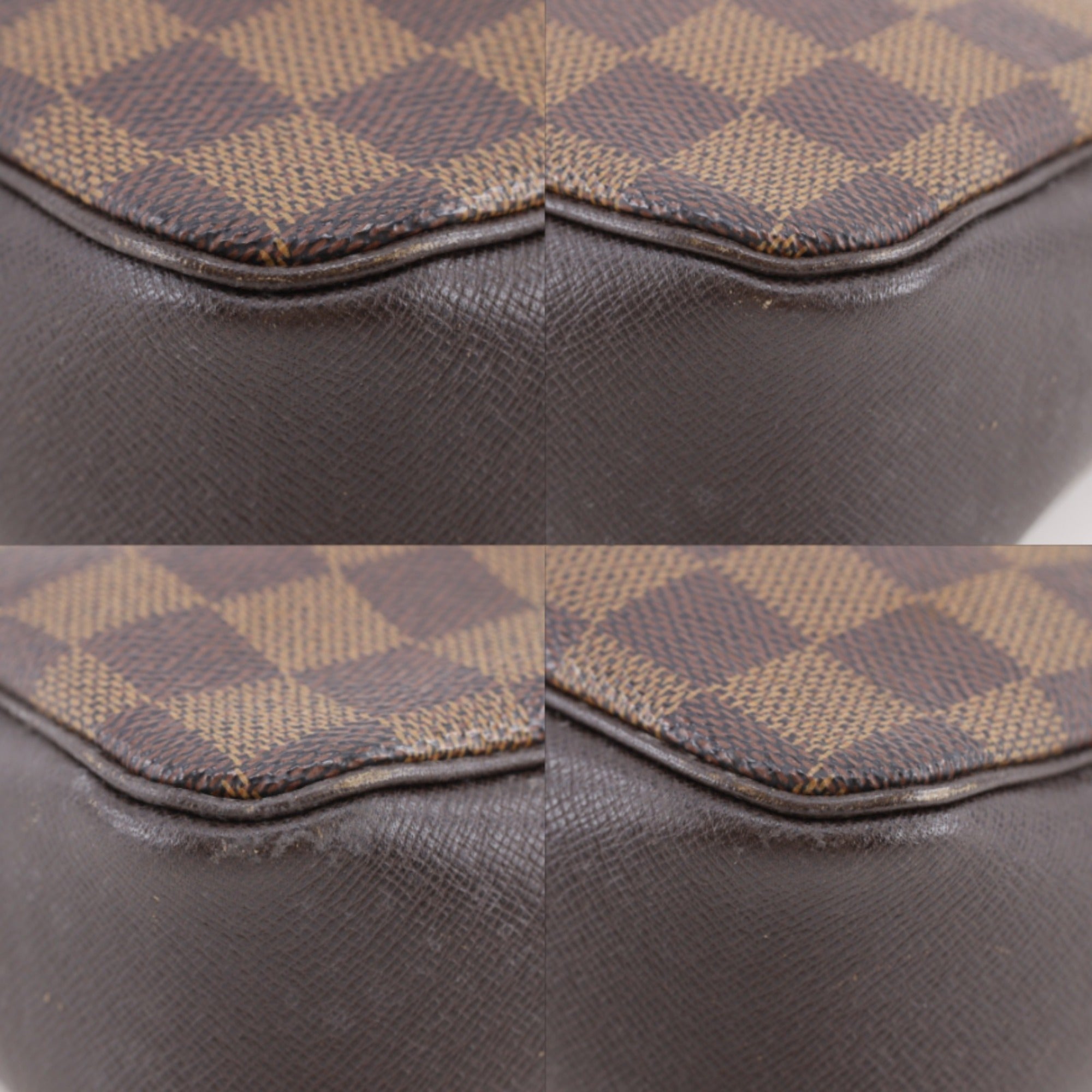 Louis Vuitton Brown Damier Canvas Pouch (Pre-Owned)