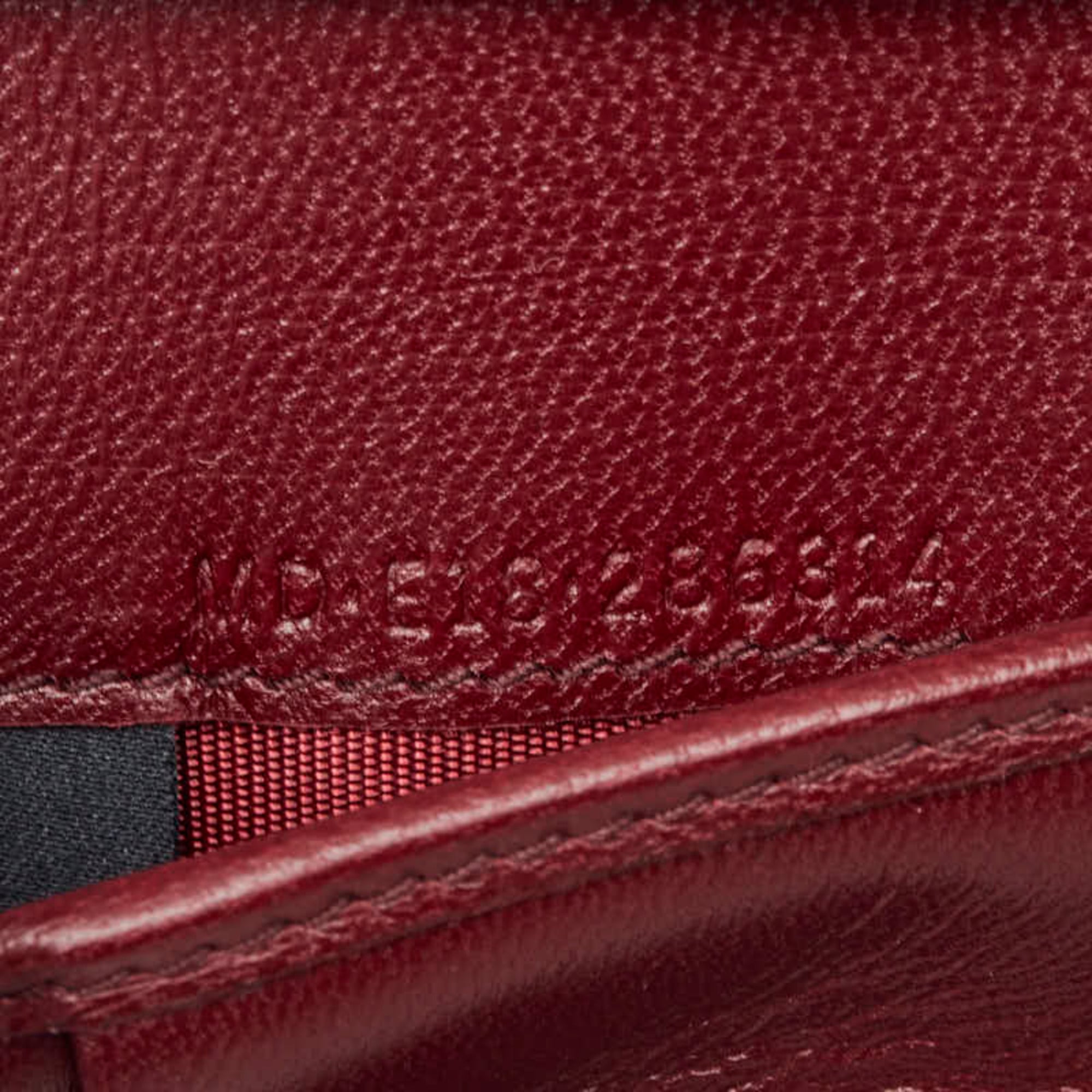 Bvlgari Pink Leather Wallet (Tri-Fold) (Pre-Owned)
