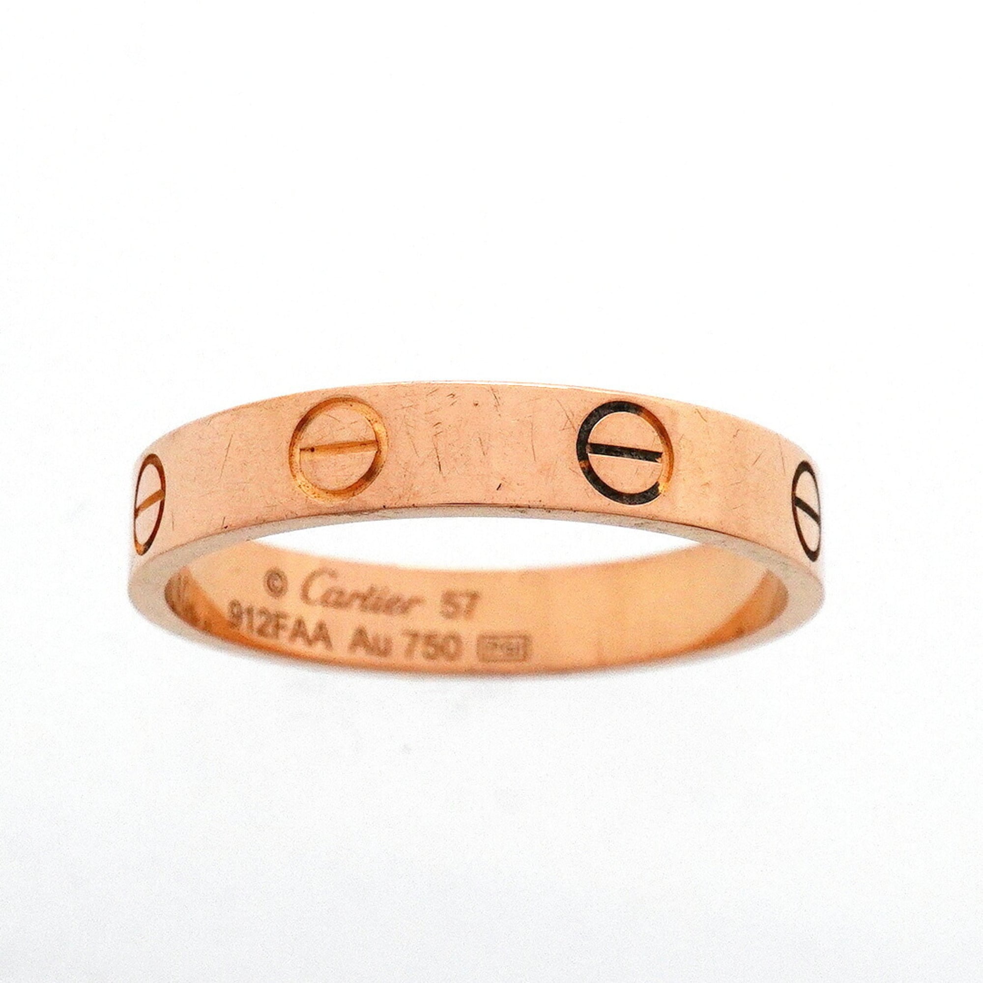 Cartier Pink Gold (18K) Band Ring (Pre-Owned)