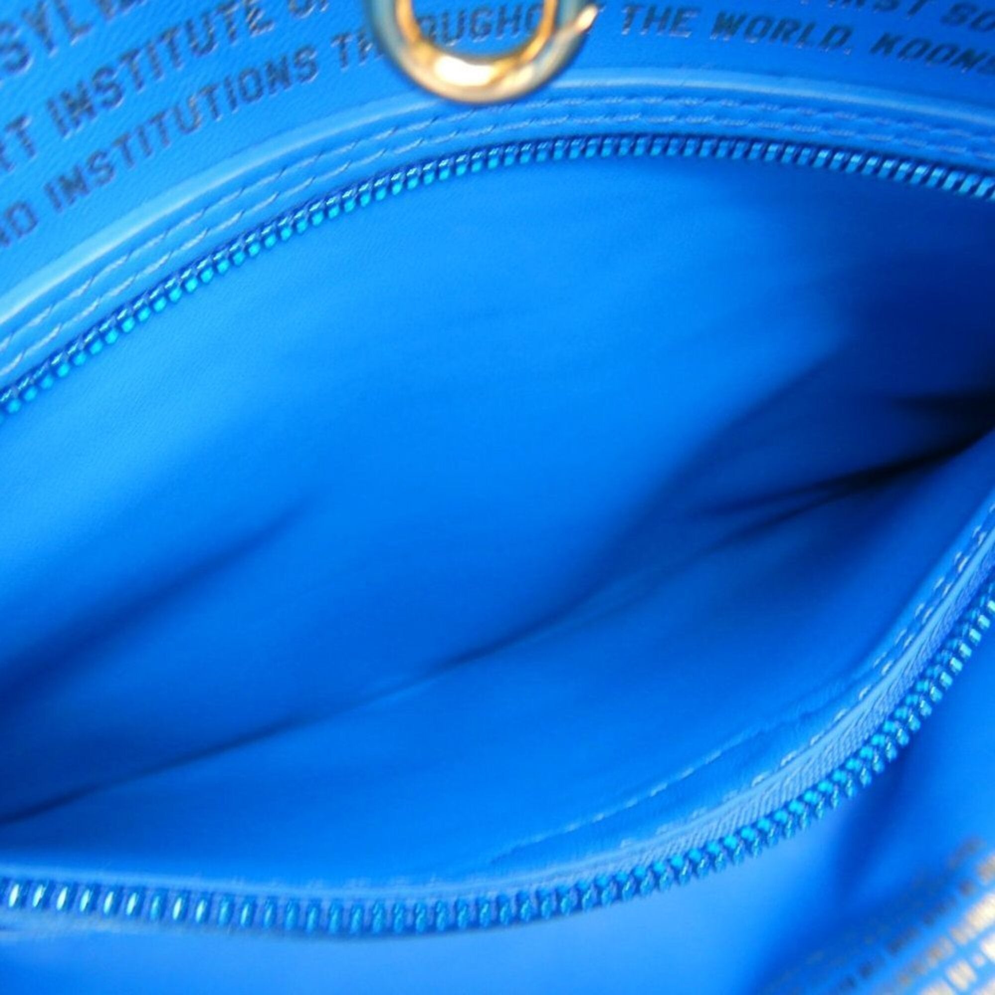 Louis Vuitton Grand Blue Coated Canvas Tote Bag (Pre-Owned)
