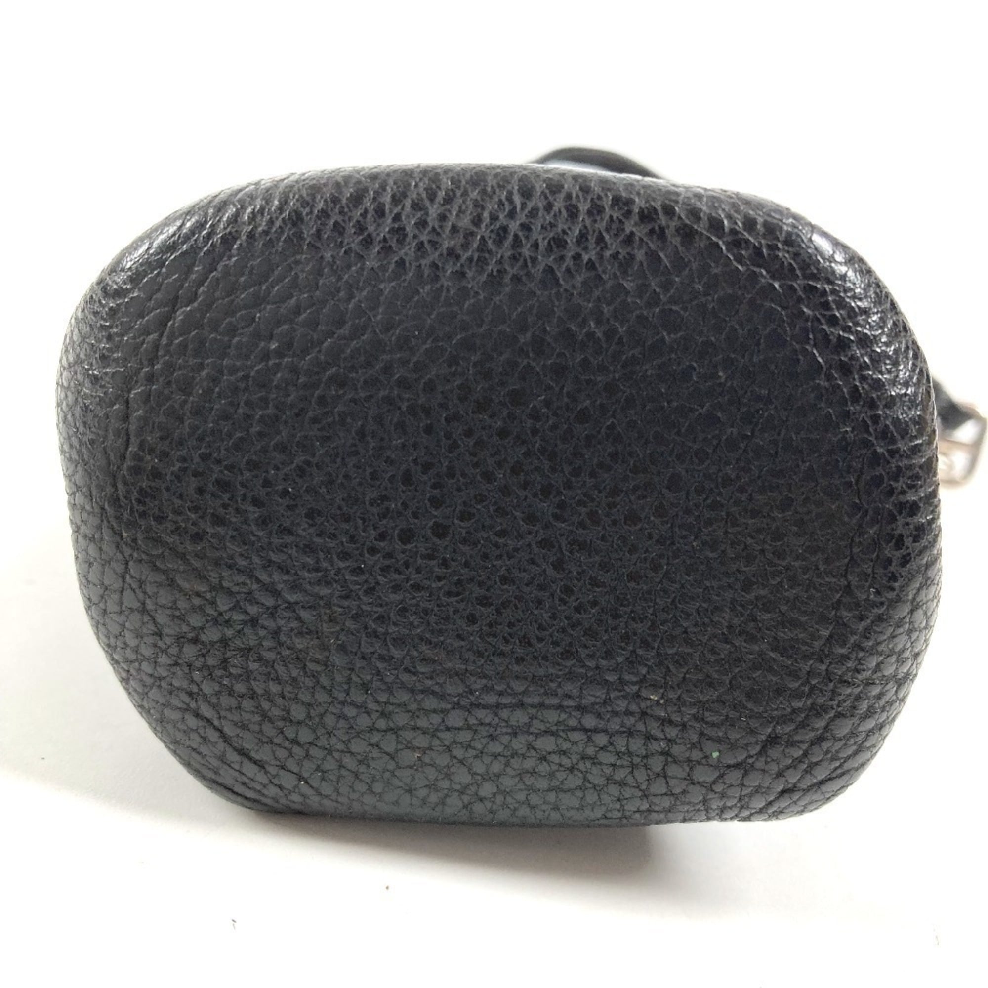 Hermes Black Leather Handbag Pouch (Pre-Owned)