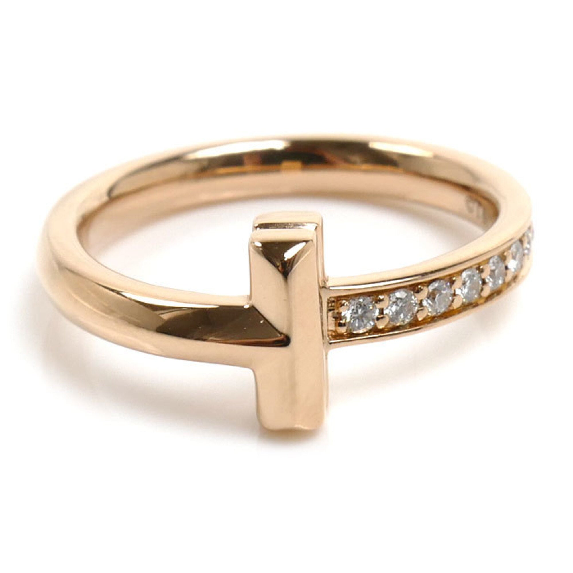 Tiffany Pink Gold (18K) Band Ring (Pre-Owned)