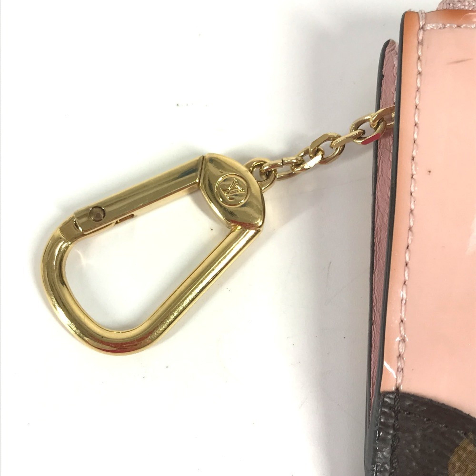 Louis Vuitton Pink Patent Leather Coin Purse/Coin Case (Pre-Owned)