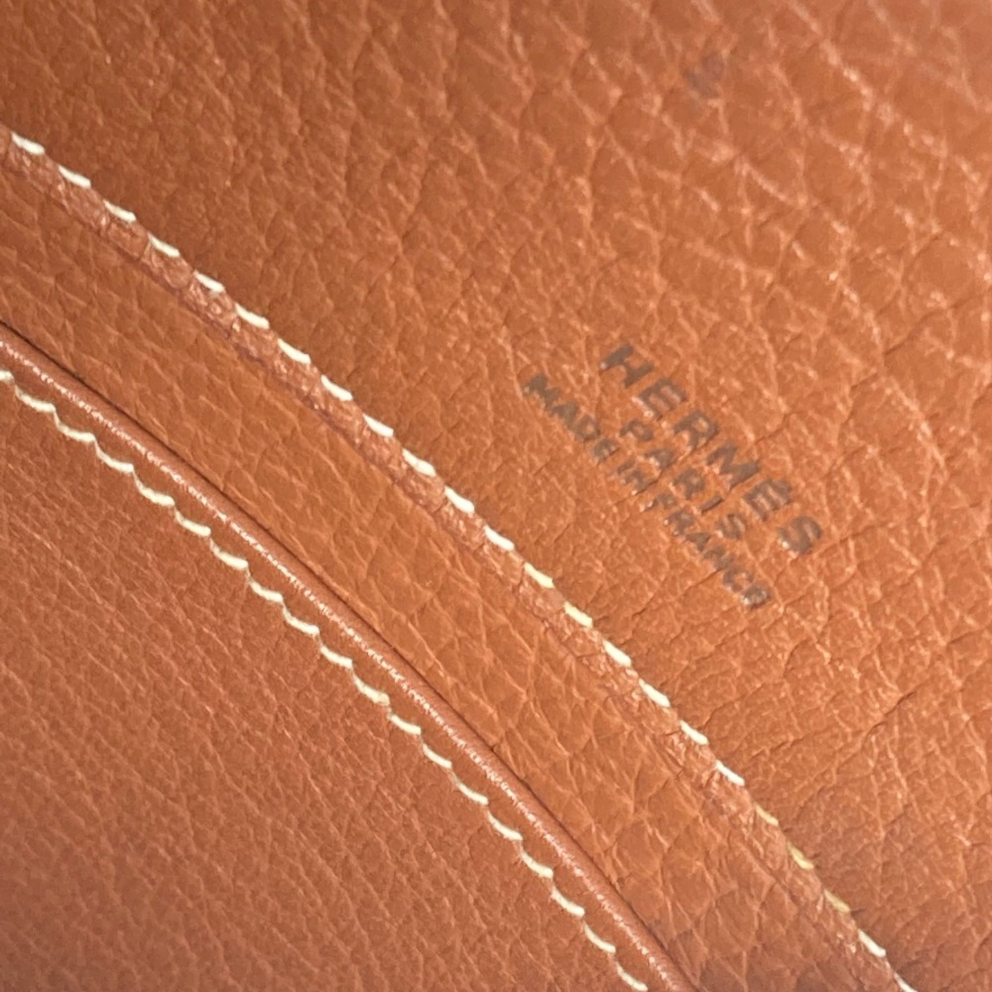 Hermes Brown Leather Backpack (Pre-Owned)