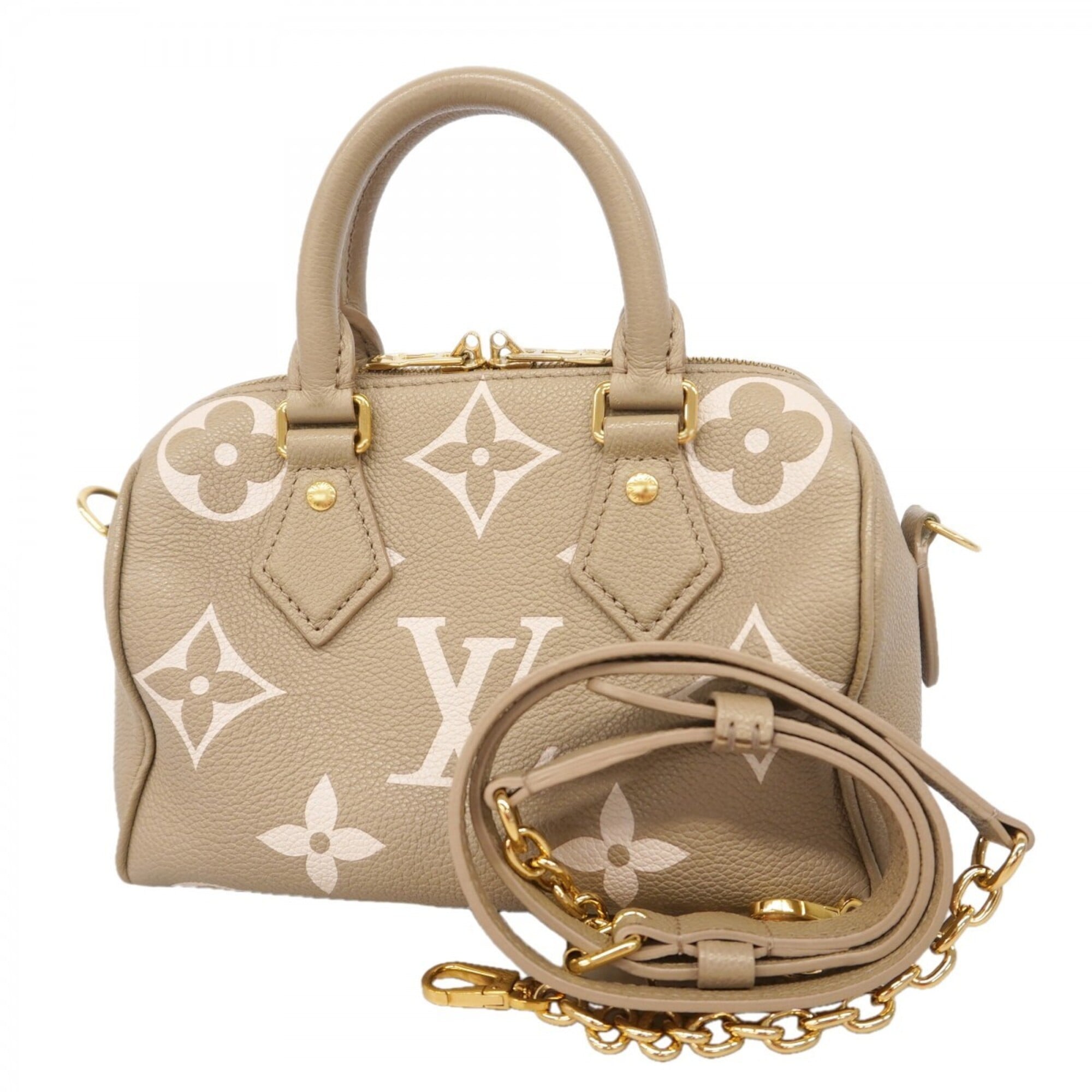 Louis Vuitton Cream Tourterelle Handbag (Pre-Owned)