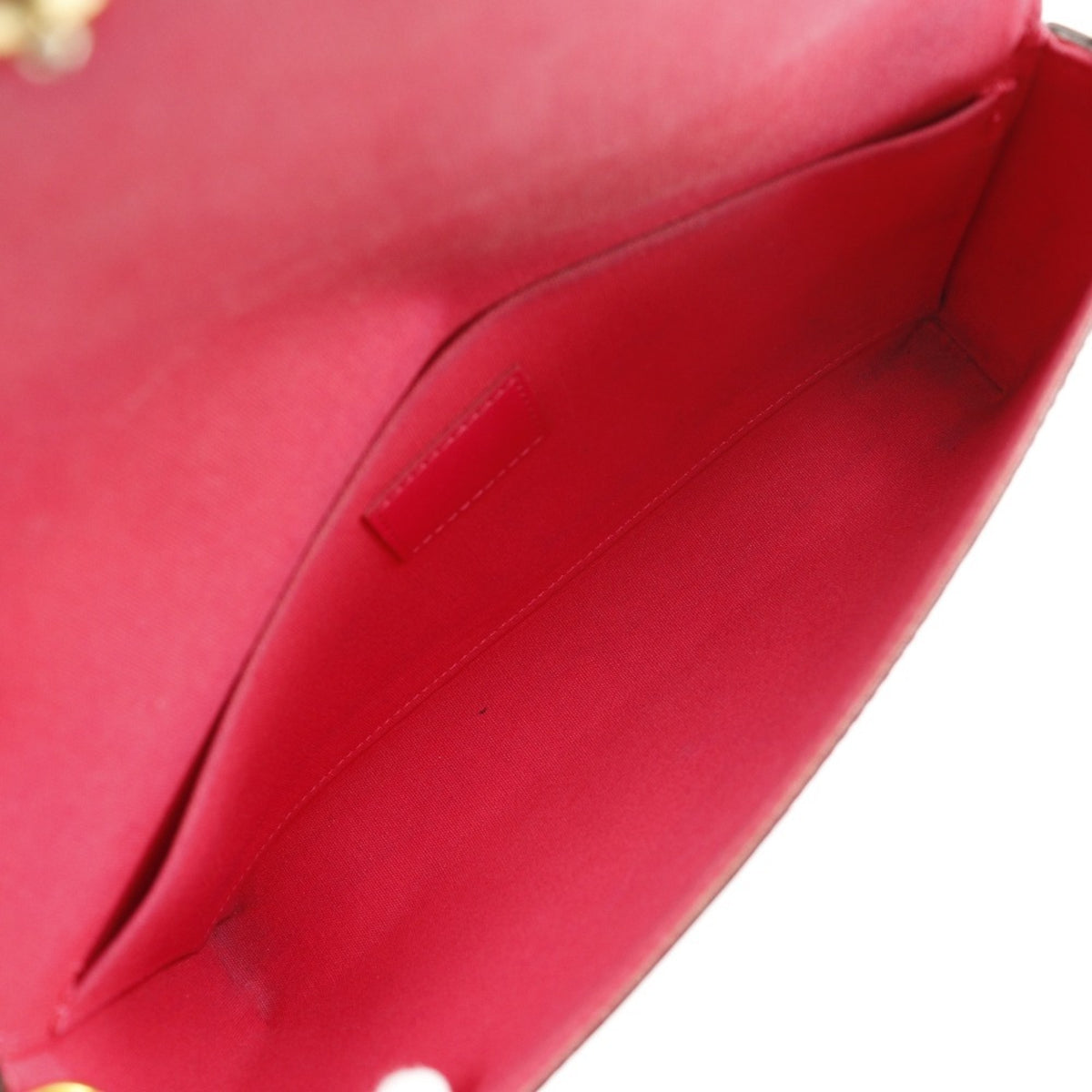 Louis Vuitton Monogram Vernis Hot Pink Monogram Vernis Chain/Shoulder Wallet (Pre-Owned)
