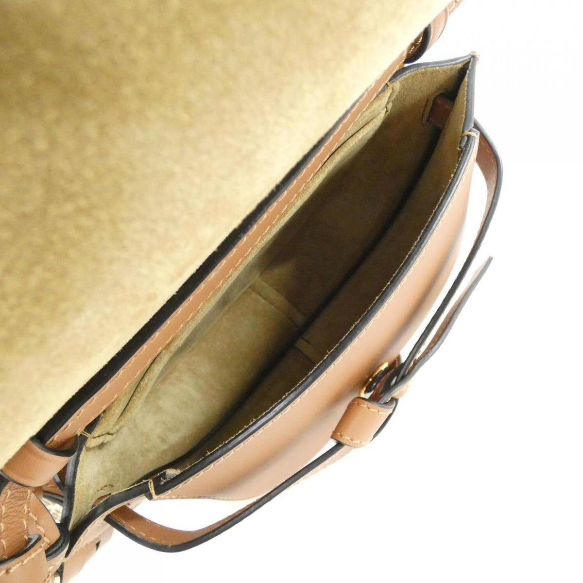 Loewe Beige Leather Shoulder Bag (Pre-Owned)