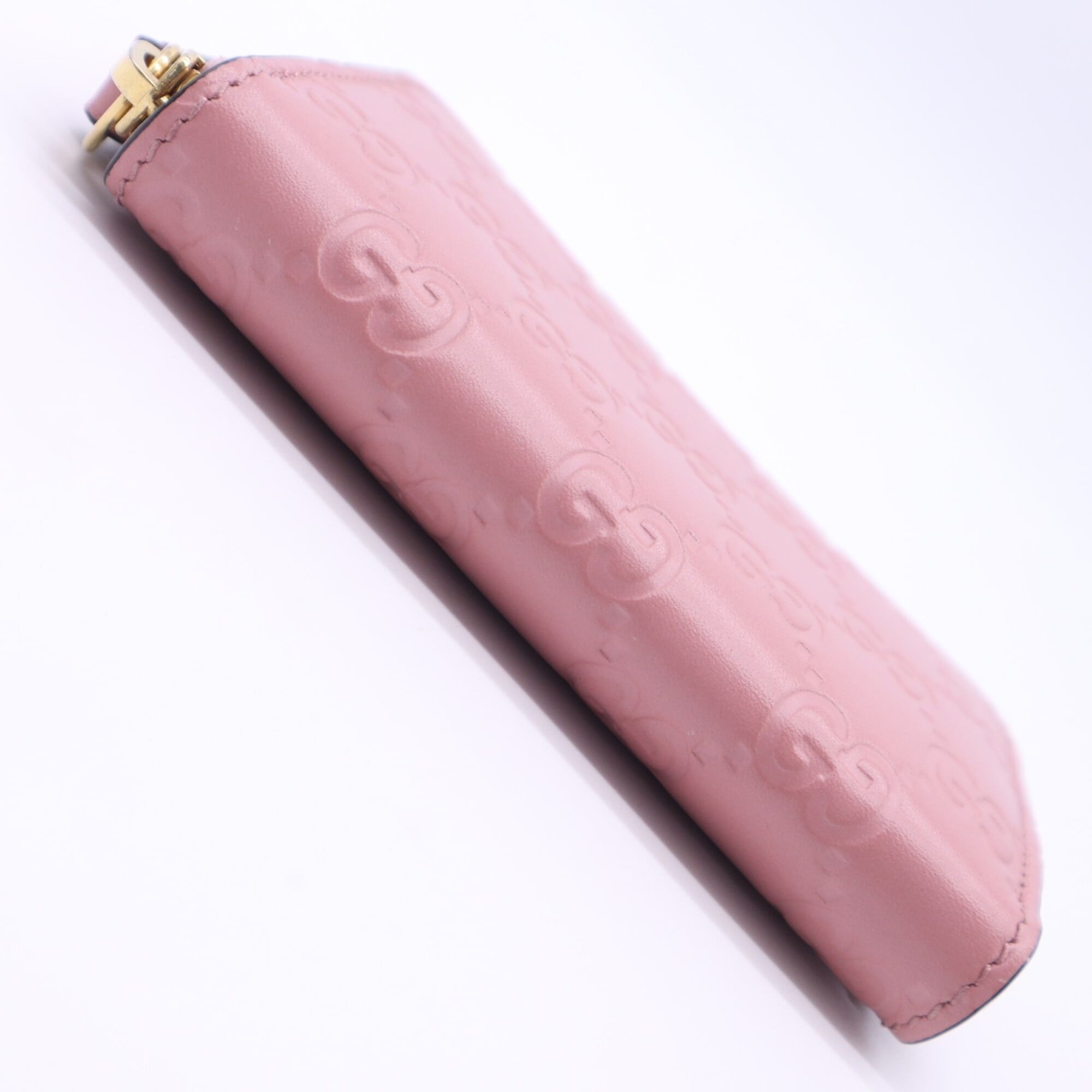 Gucci Pink Leather Coin Purse/Coin Case (Pre-Owned)