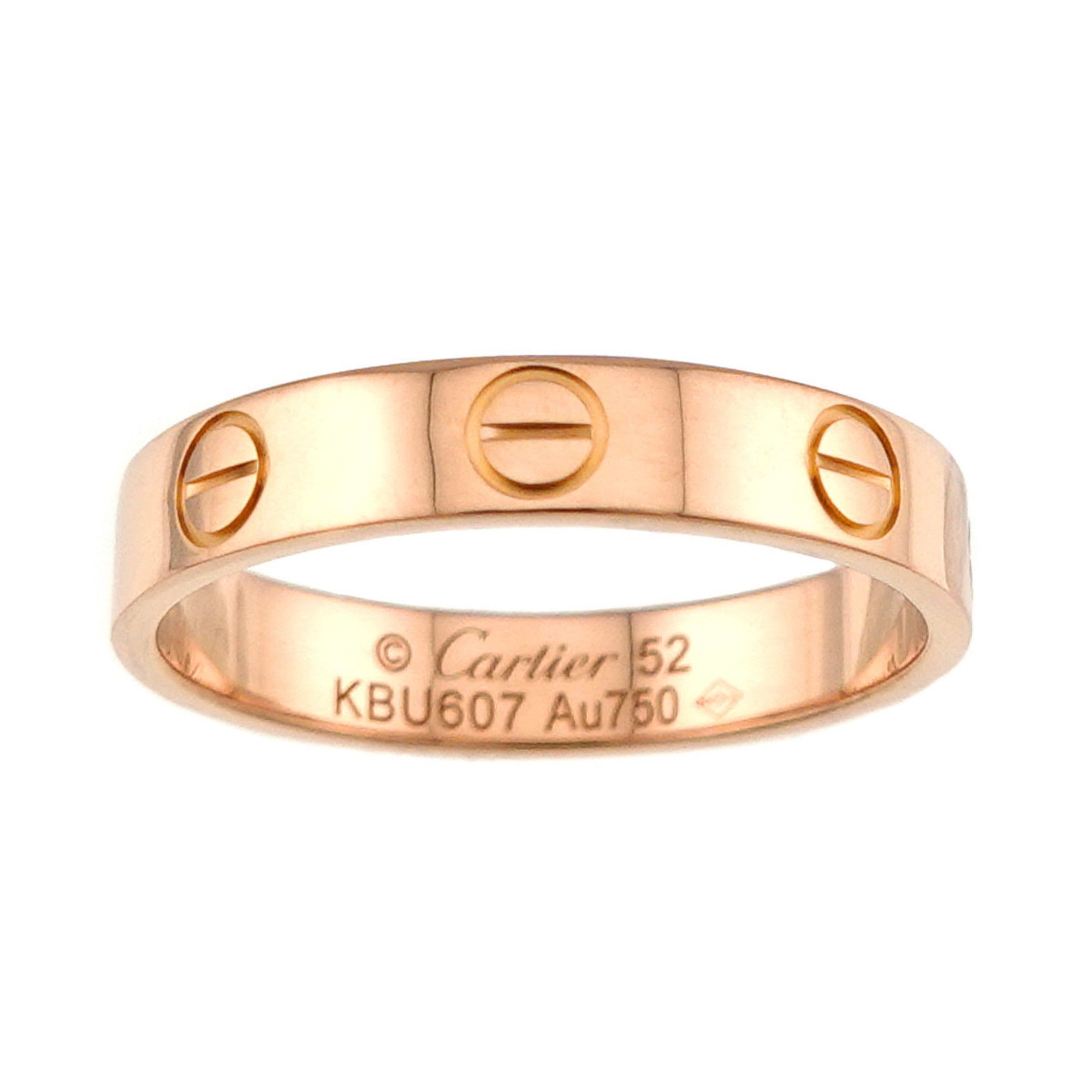 Cartier Pink Gold (18K) Band Ring (Pre-Owned)