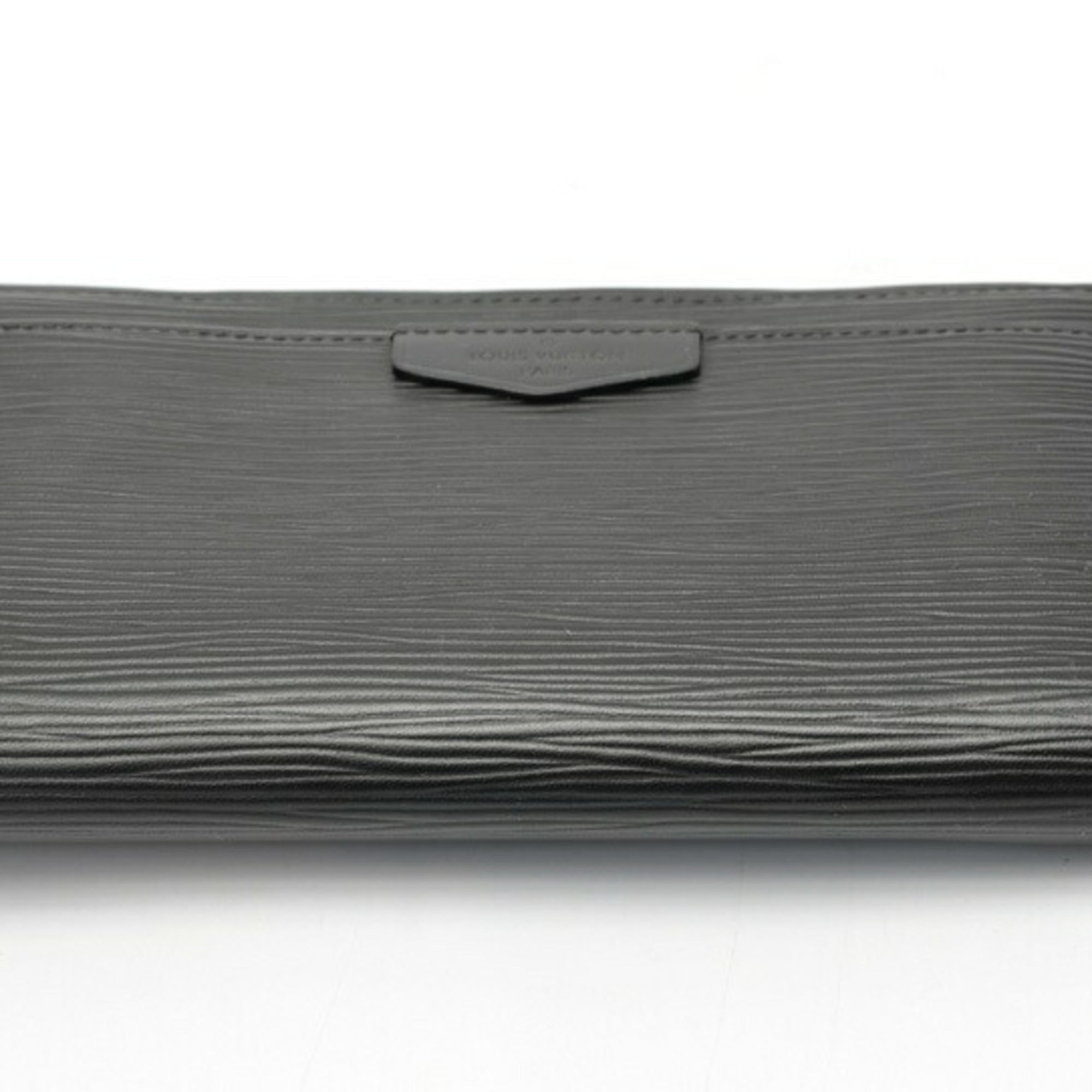Louis Vuitton Black Noir Epi Leather Chain/Shoulder Wallet (Pre-Owned)