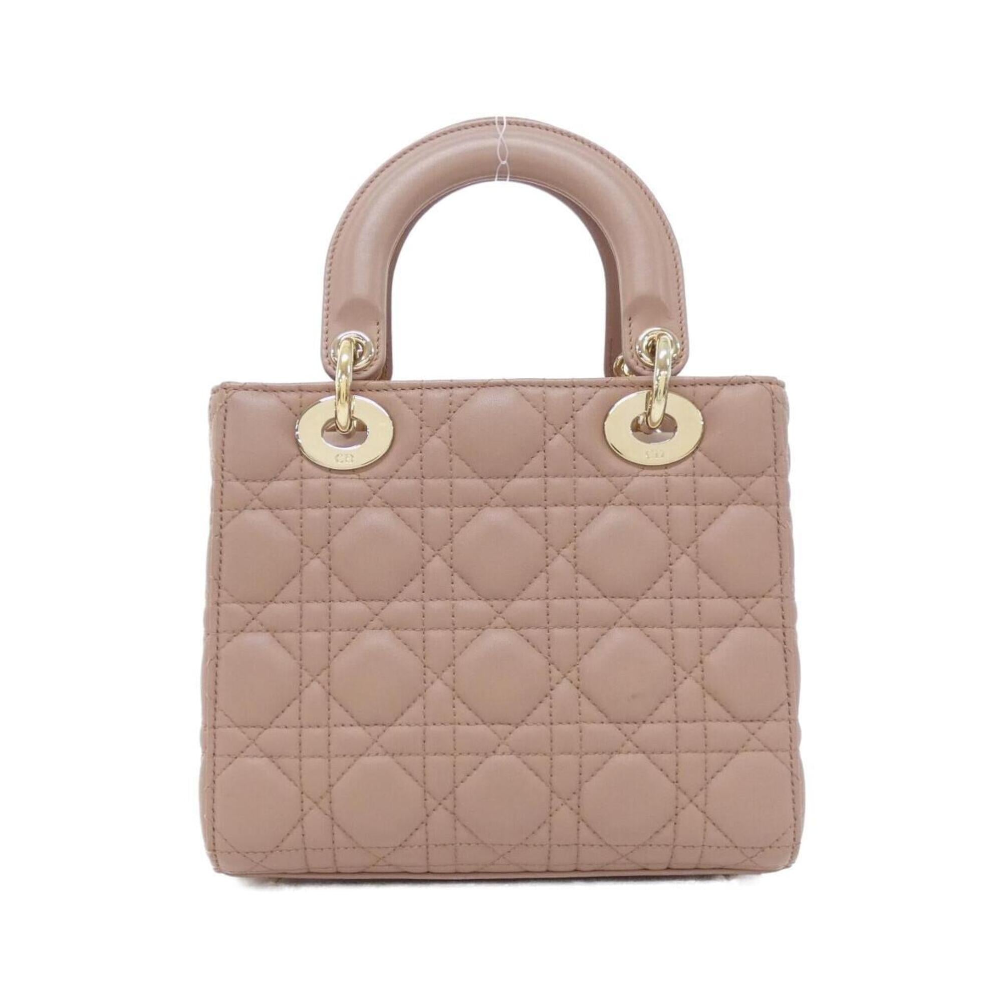 Christian Dior Pink Leather Handbag (Pre-Owned)