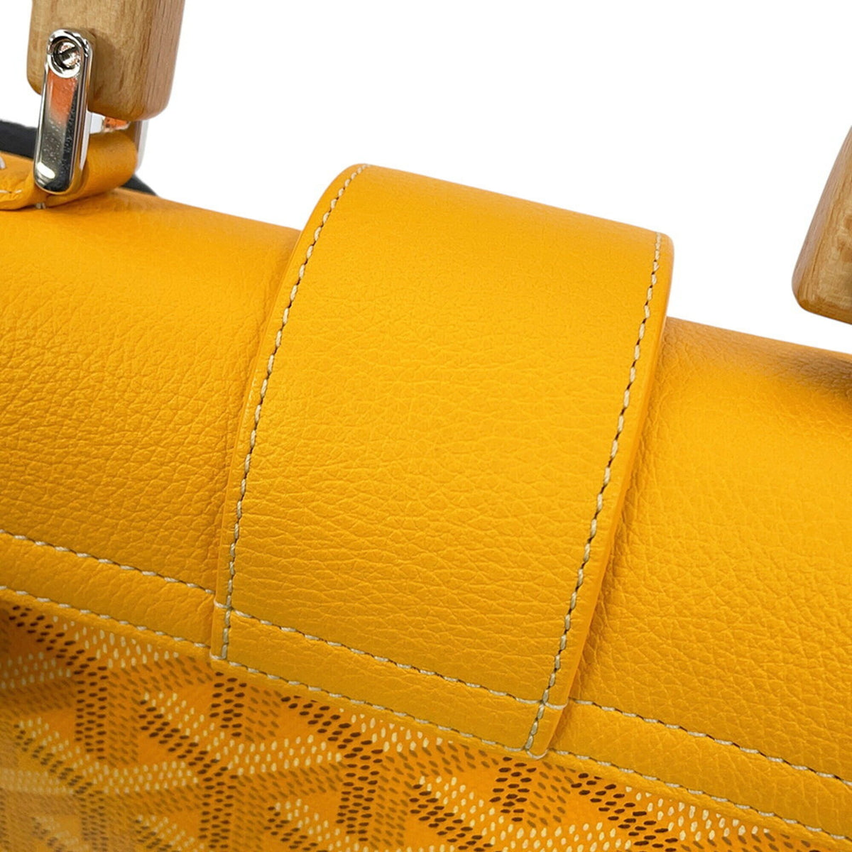 Goyard Yellow Pvc Leather Handbag (Pre-Owned)