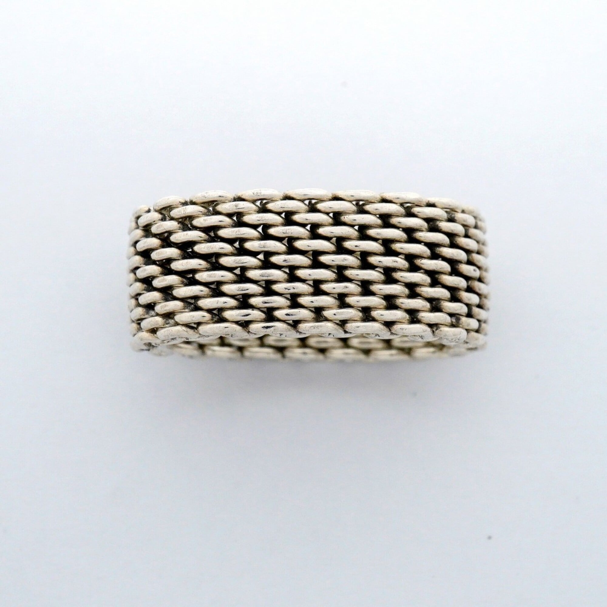 Tiffany Silver 925 Band Ring (Pre-Owned)