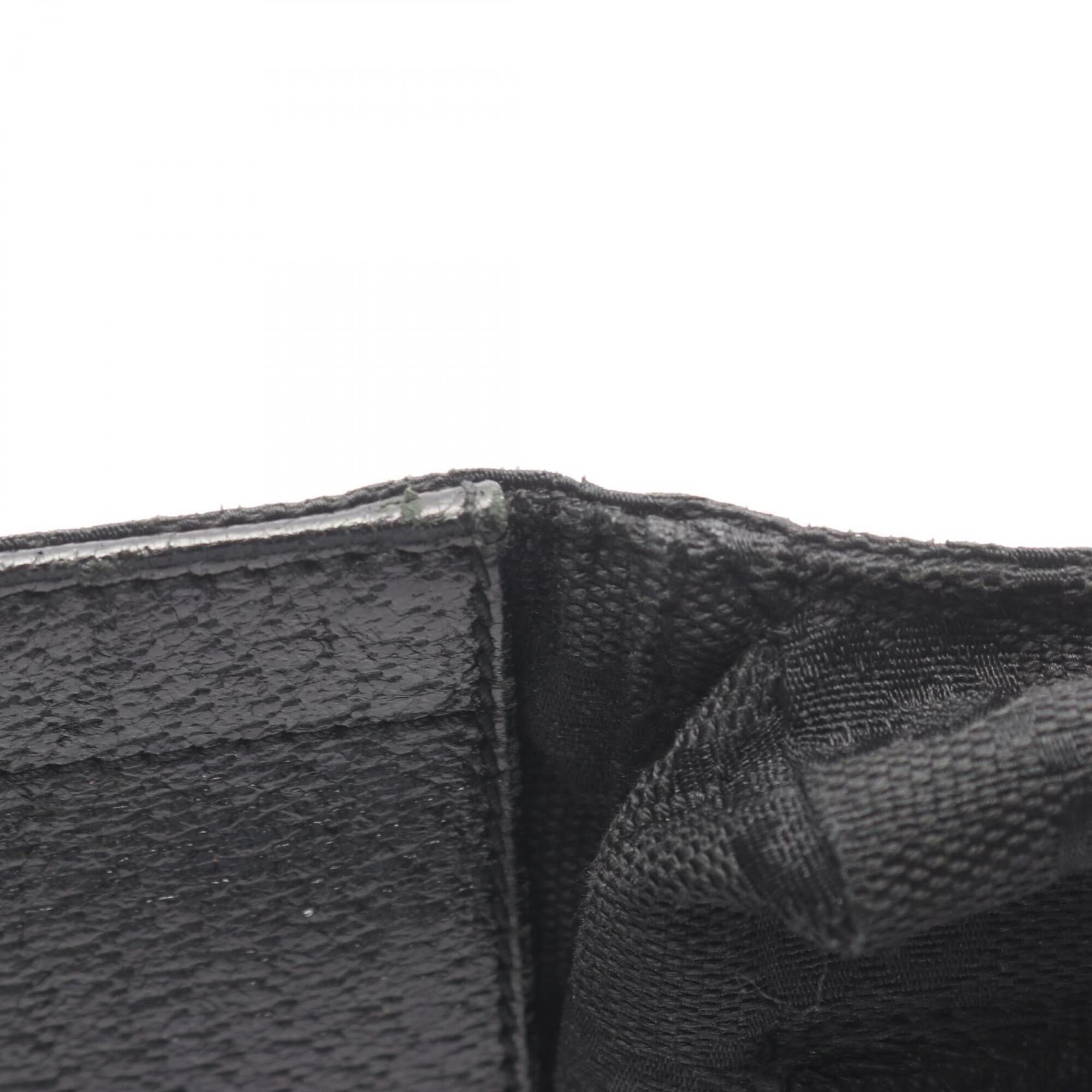 Gucci Black Canvas Leather Fanny Pack Handbag (Pre-Owned)