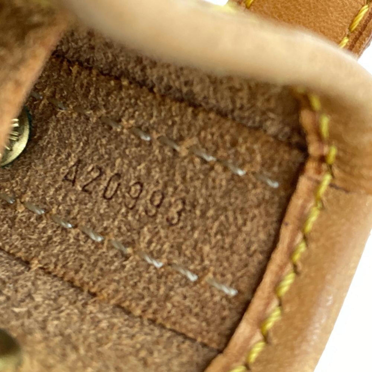 Louis Vuitton Beige Nomade Leather Handbag (Pre-Owned)
